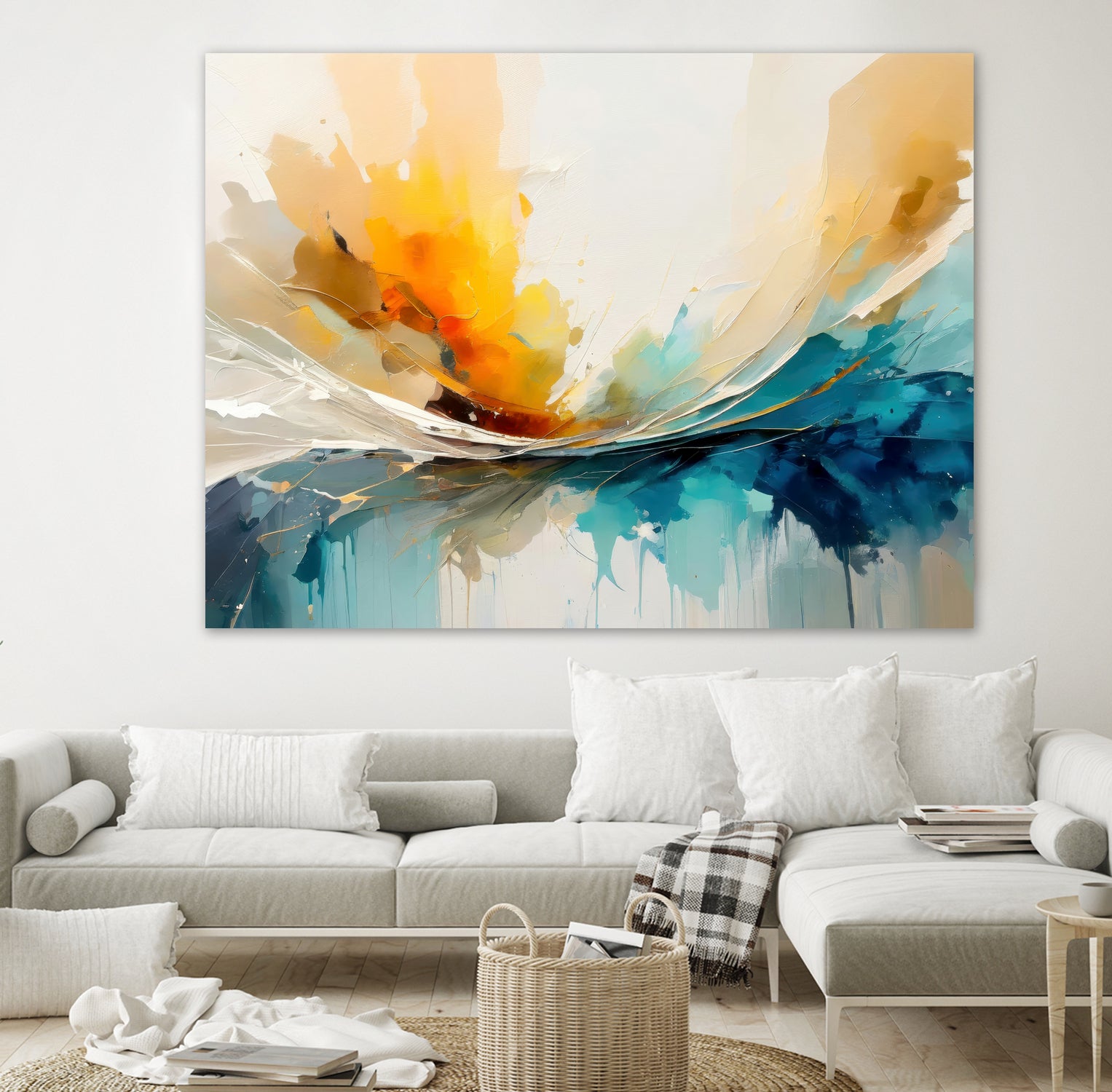 Colorful Horizons by Alpenglow Workshop on GIANT ART - abstract explosion abstract abstract explosion