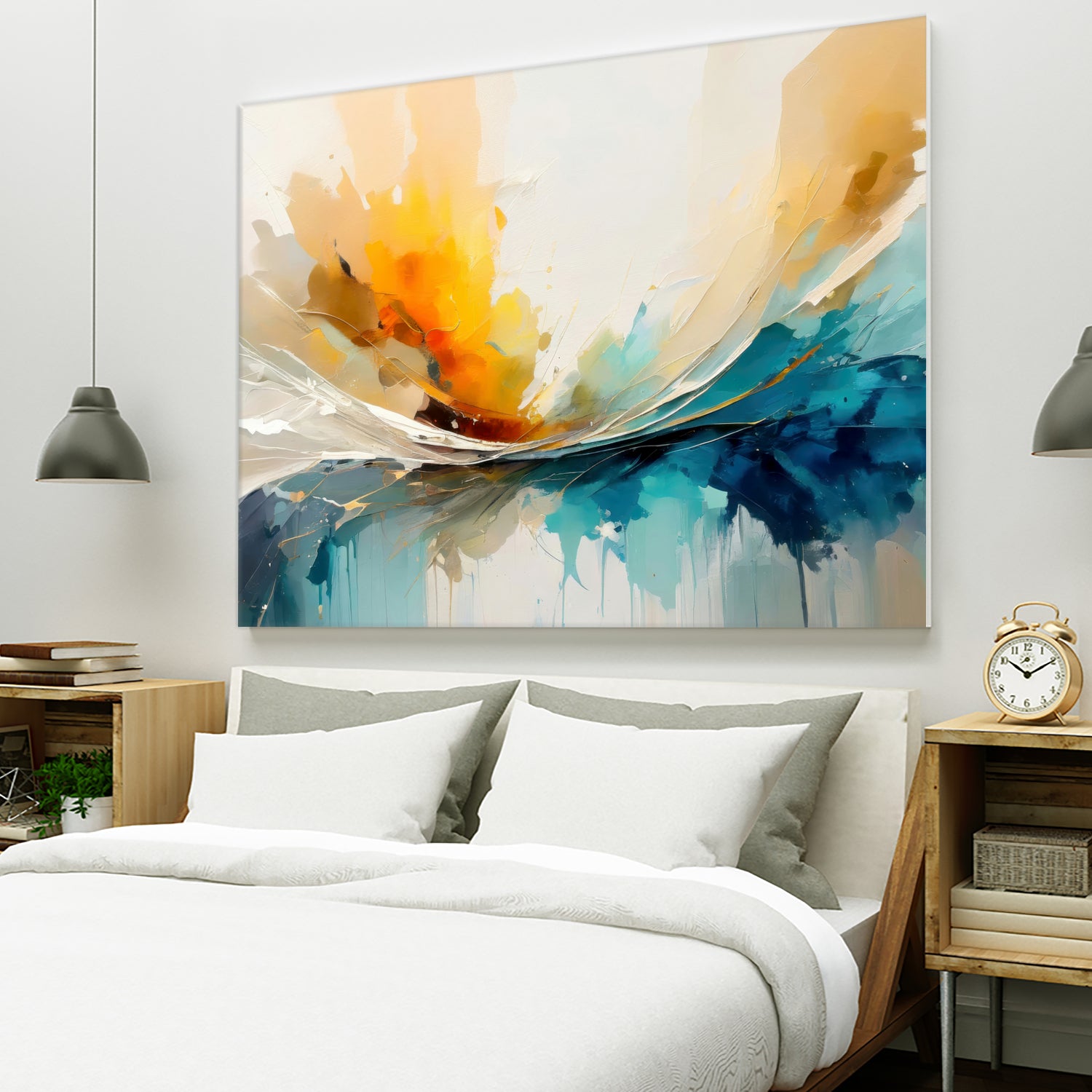 Colorful Horizons by Alpenglow Workshop on GIANT ART - abstract explosion abstract abstract explosion