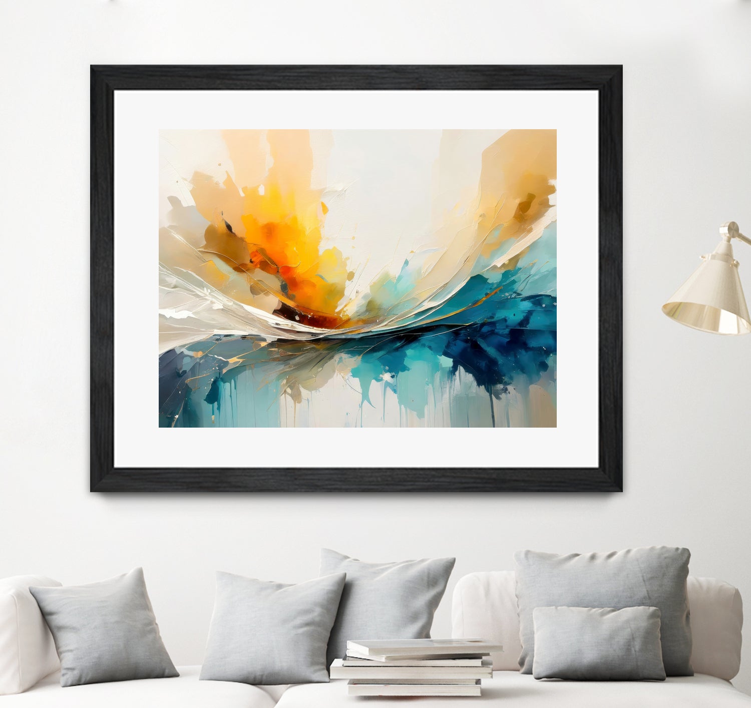 Colorful Horizons by Alpenglow Workshop on GIANT ART - abstract explosion abstract abstract explosion