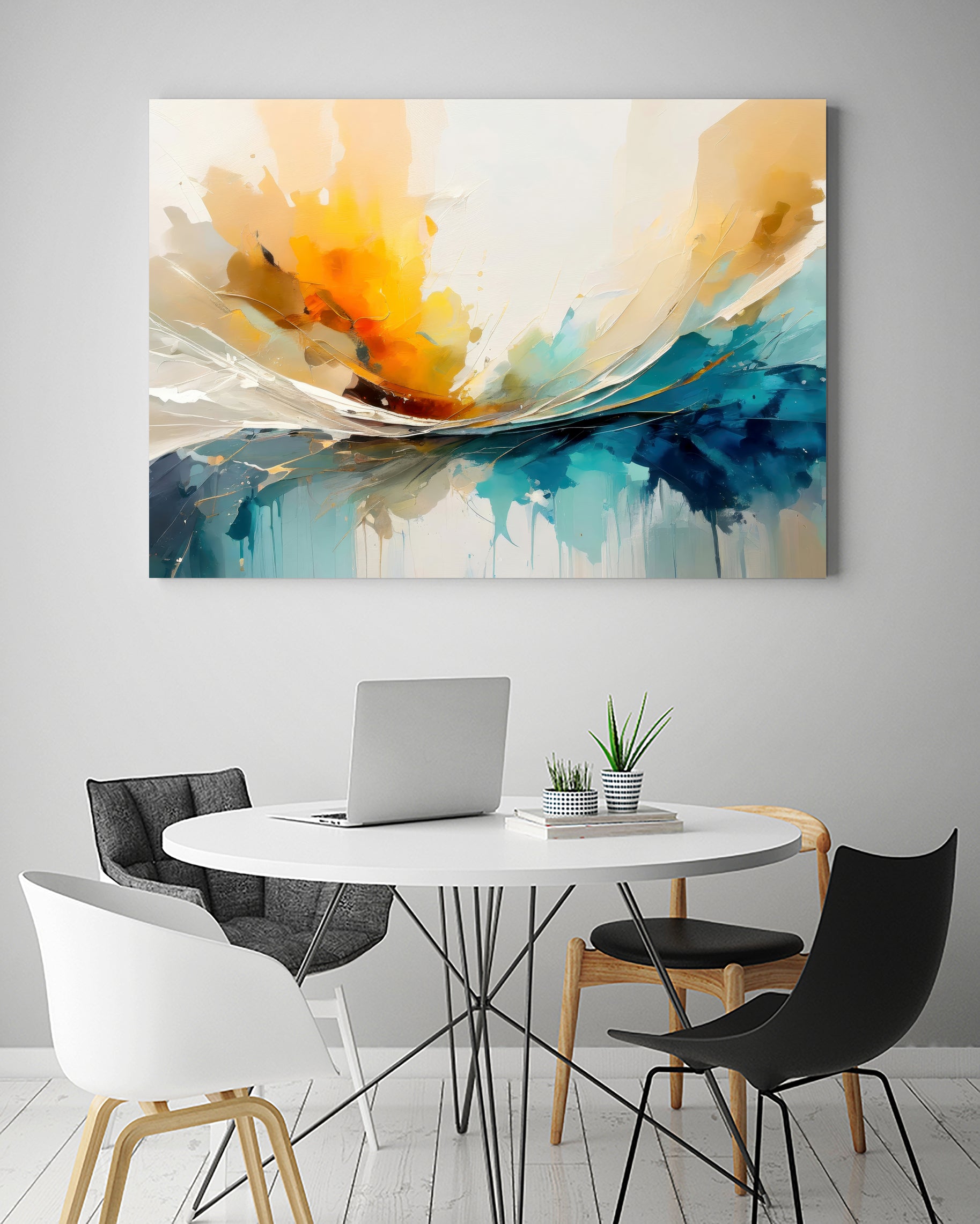 Colorful Horizons by Alpenglow Workshop on GIANT ART - abstract explosion abstract abstract explosion