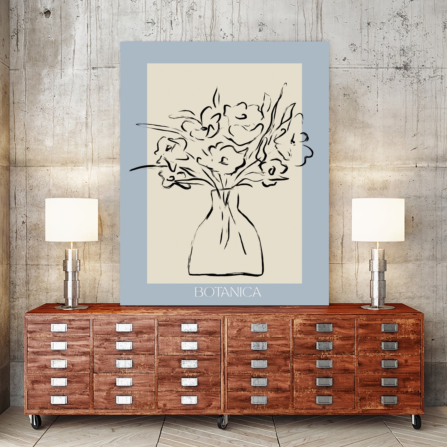 Floral Sketch Vase by Treechild on GIANT ART - 7200 photography