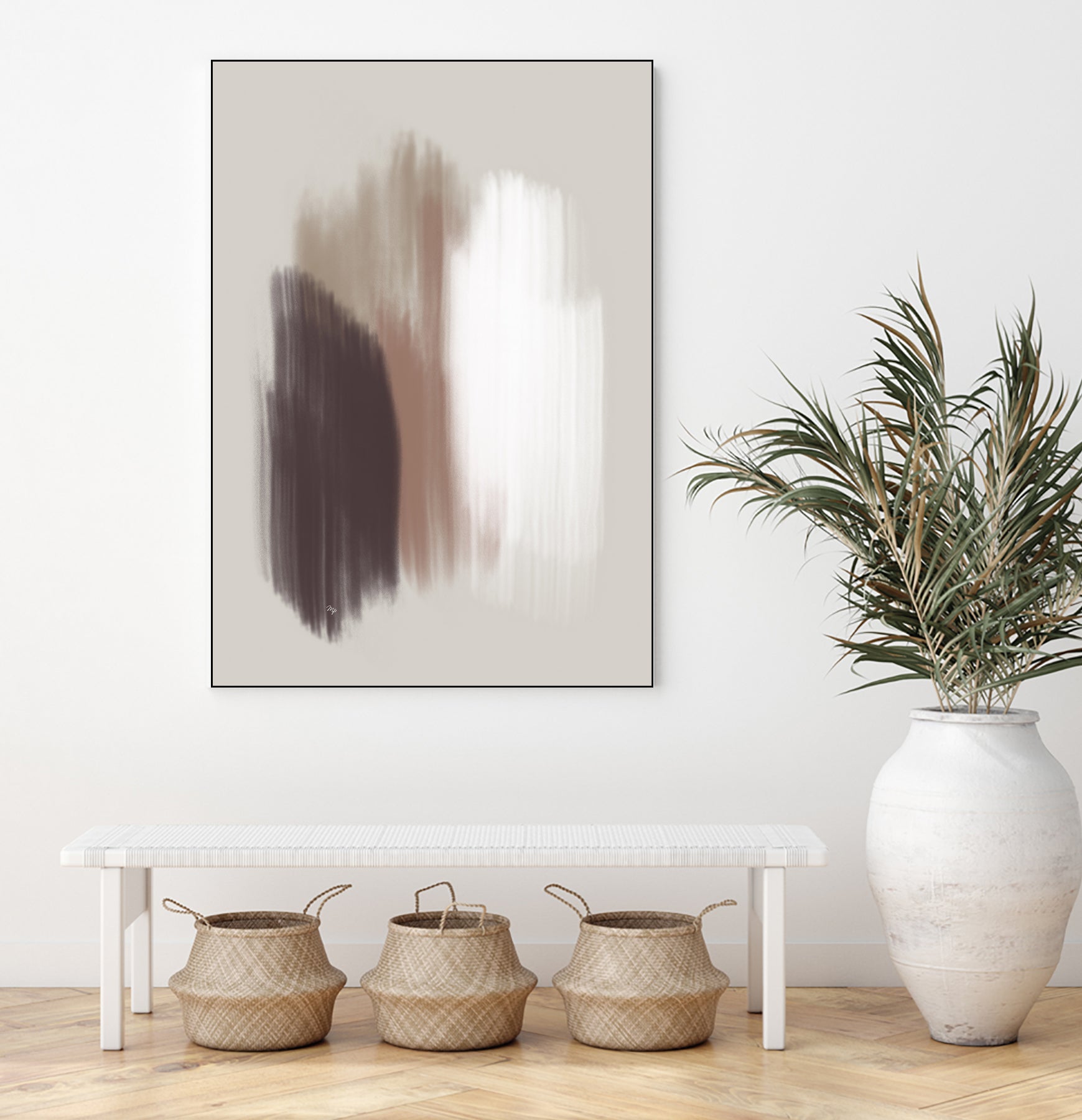 Muted Brush Strokes by Martina on GIANT ART - 4724 photography