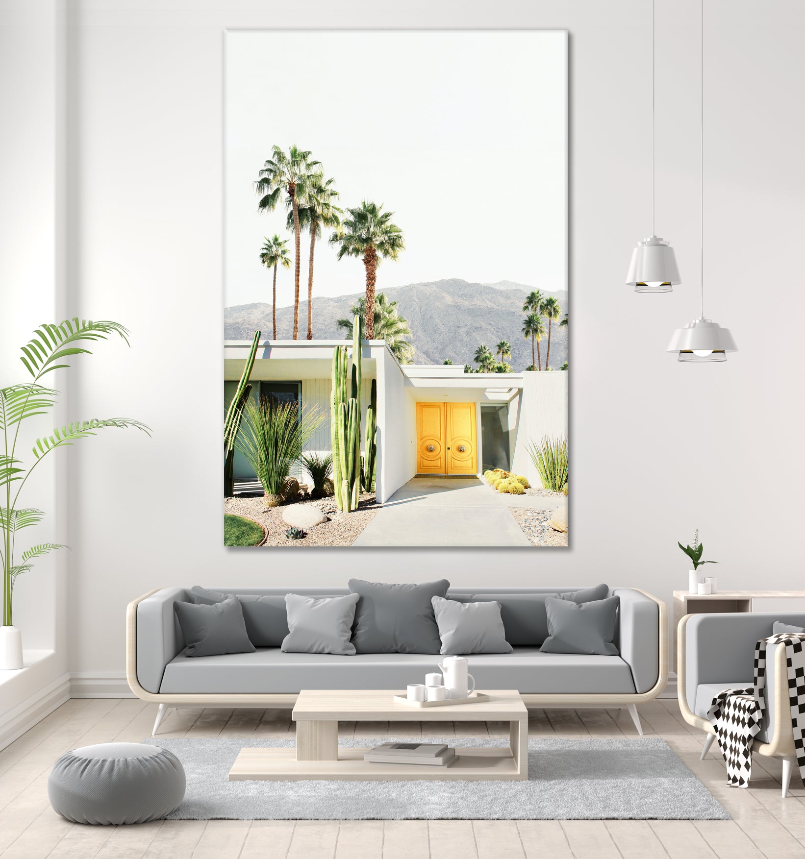 Palm Springs 2 by Kathrin Pienaar on GIANT ART - framed canvas