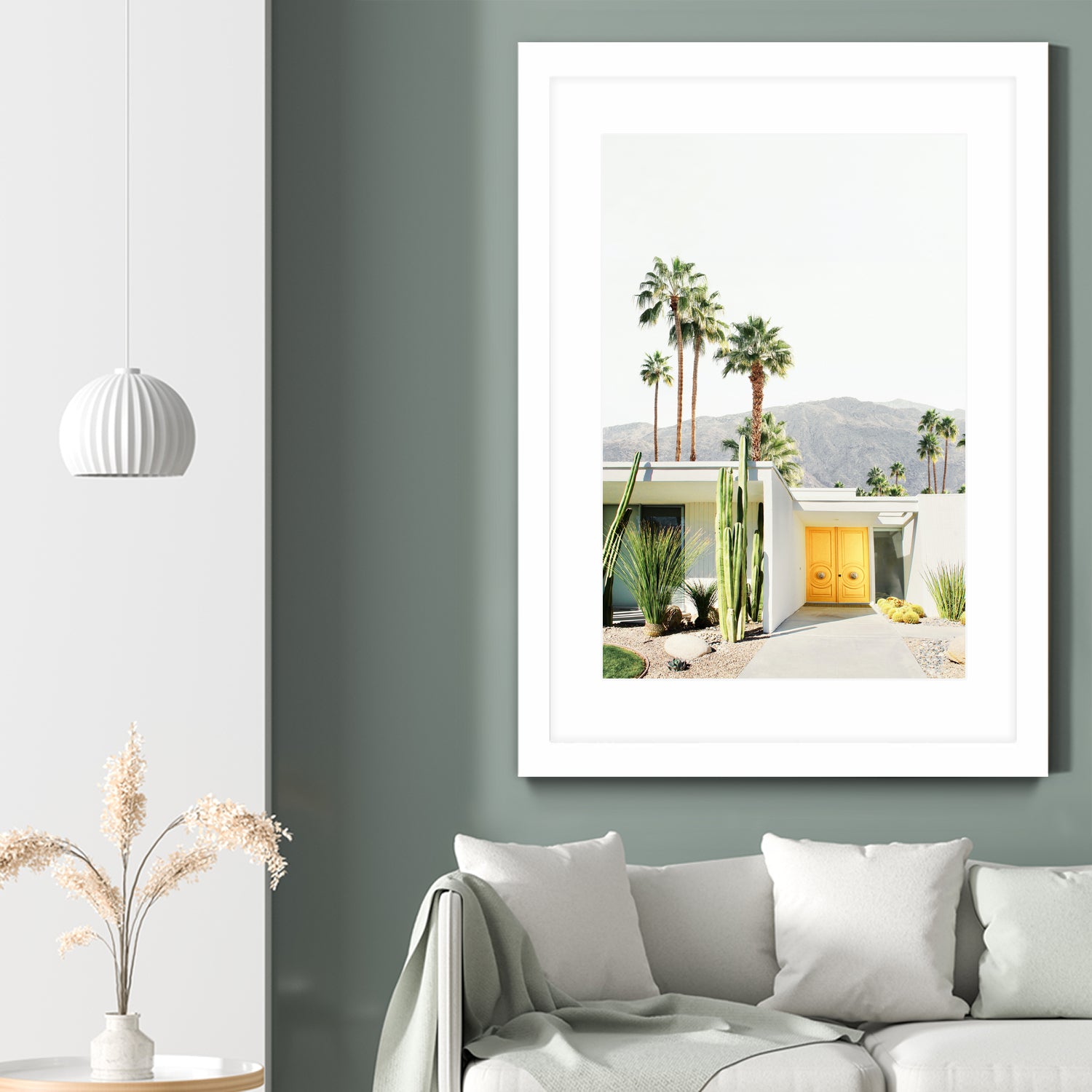 Palm Springs 2 by Kathrin Pienaar on GIANT ART - framed canvas