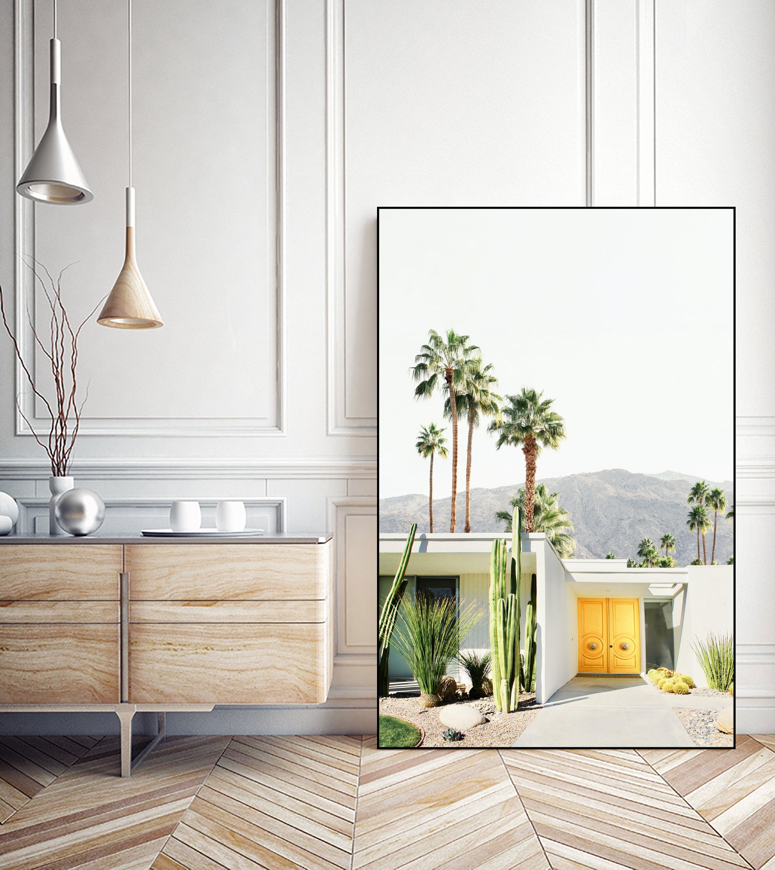 Palm Springs 2 by Kathrin Pienaar on GIANT ART - framed canvas