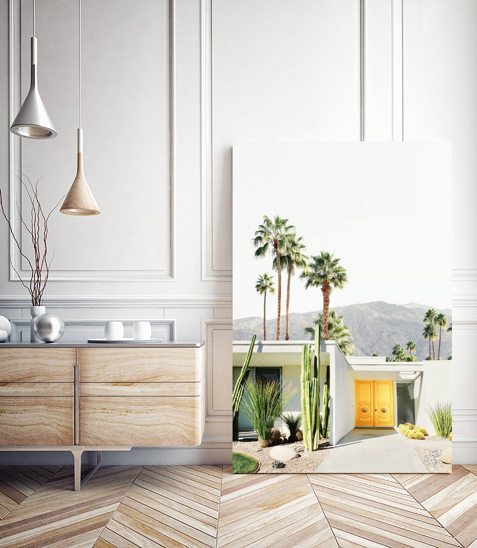 Palm Springs 2 by Kathrin Pienaar on GIANT ART - framed canvas