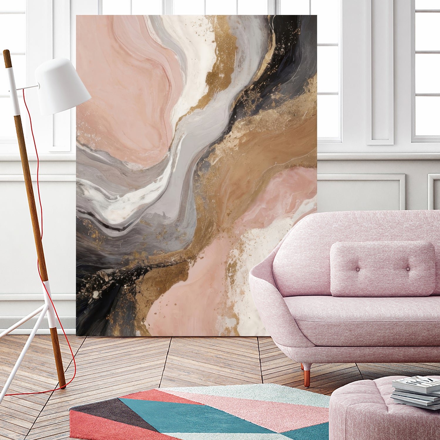 Fluid Dynamics With Swirling Patterns by Alpenglow Workshop on GIANT ART - abstract abstract art