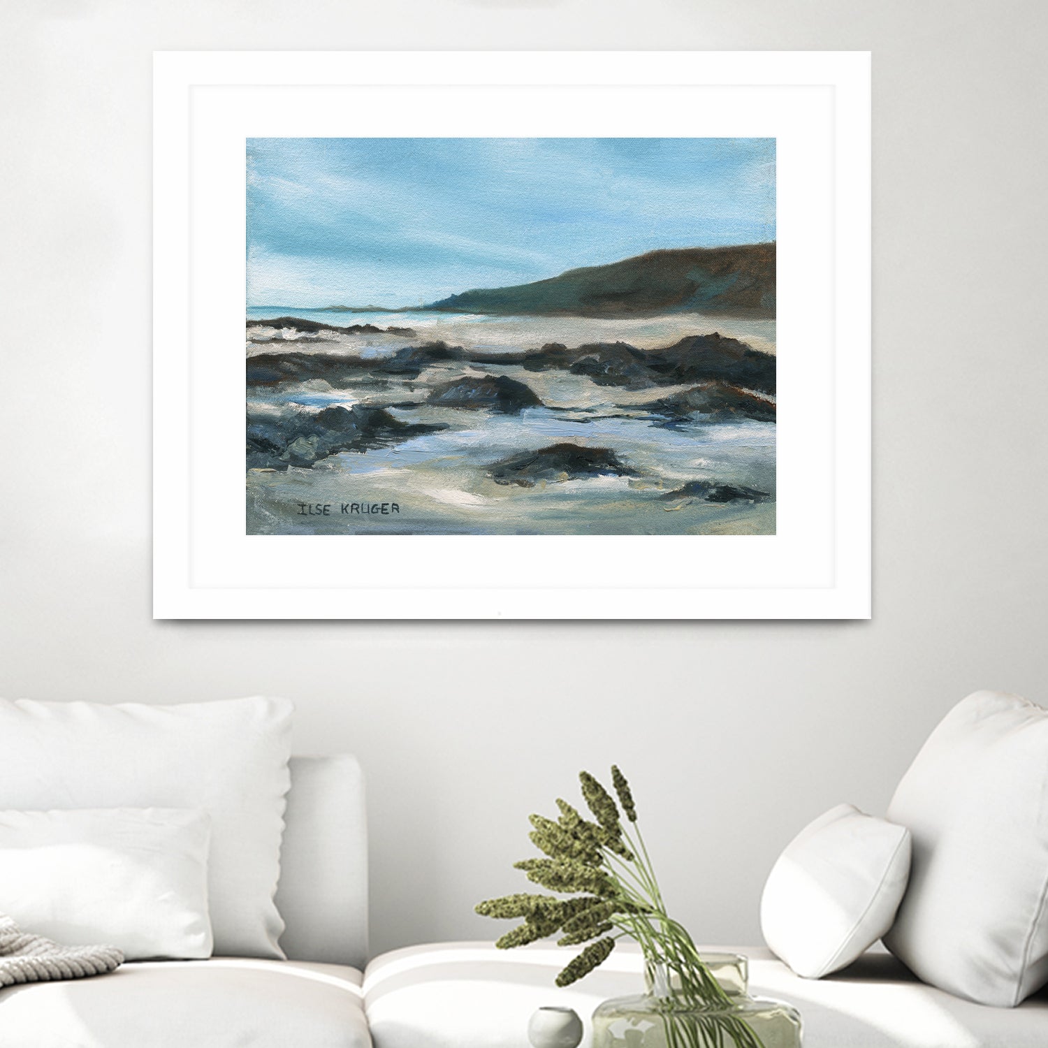 Rocky Shoreline Scene by Ilse Kruger on GIANT ART - 4786 photography
