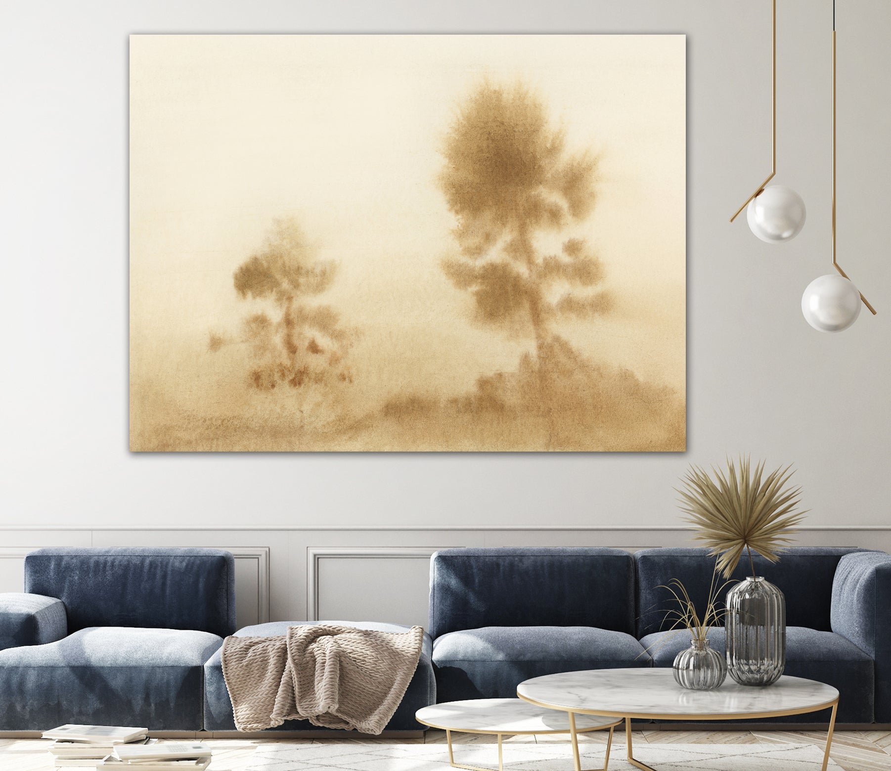 Misty Meadow by Dan Hobday on GIANT ART - outdoor