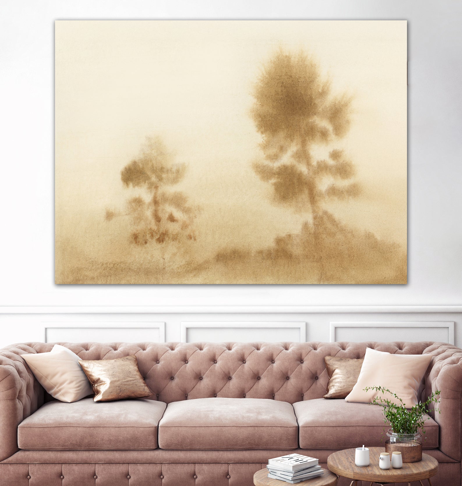 Misty Meadow by Dan Hobday on GIANT ART - outdoor