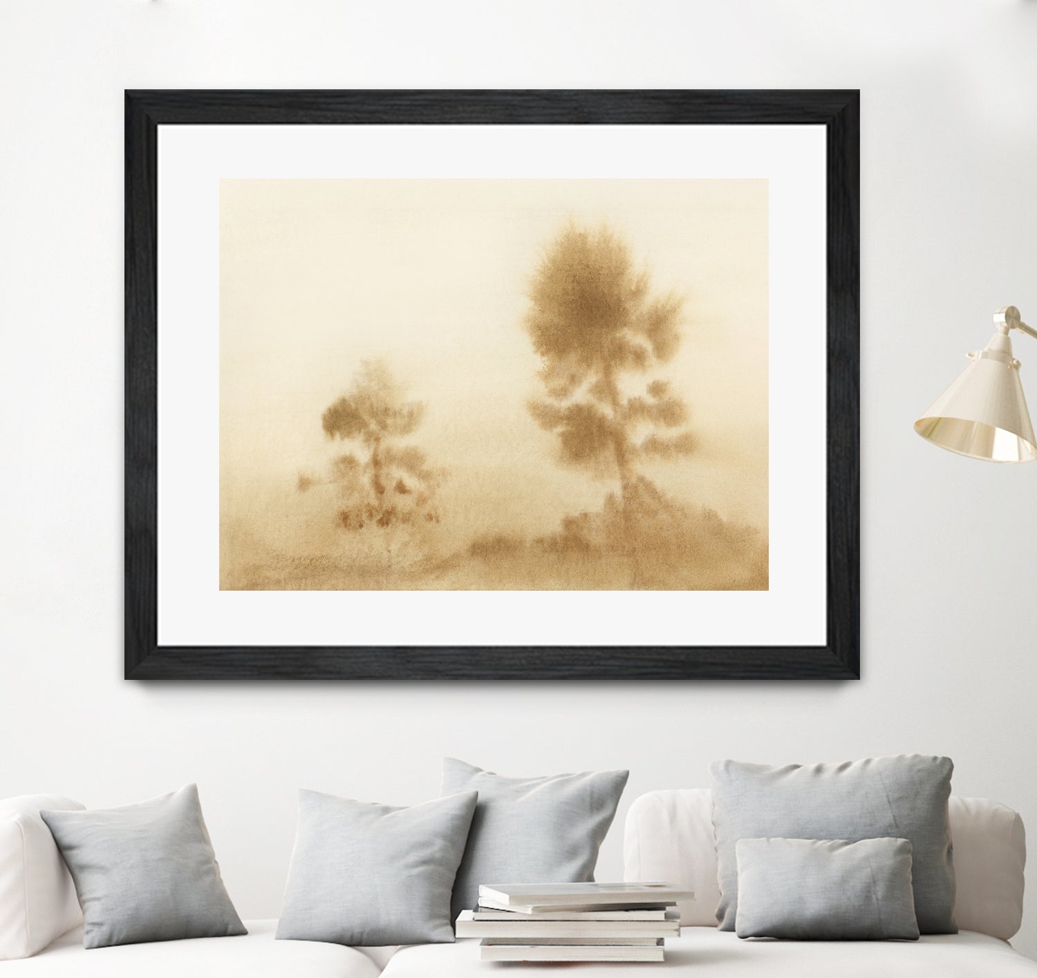 Misty Meadow by Dan Hobday on GIANT ART - outdoor