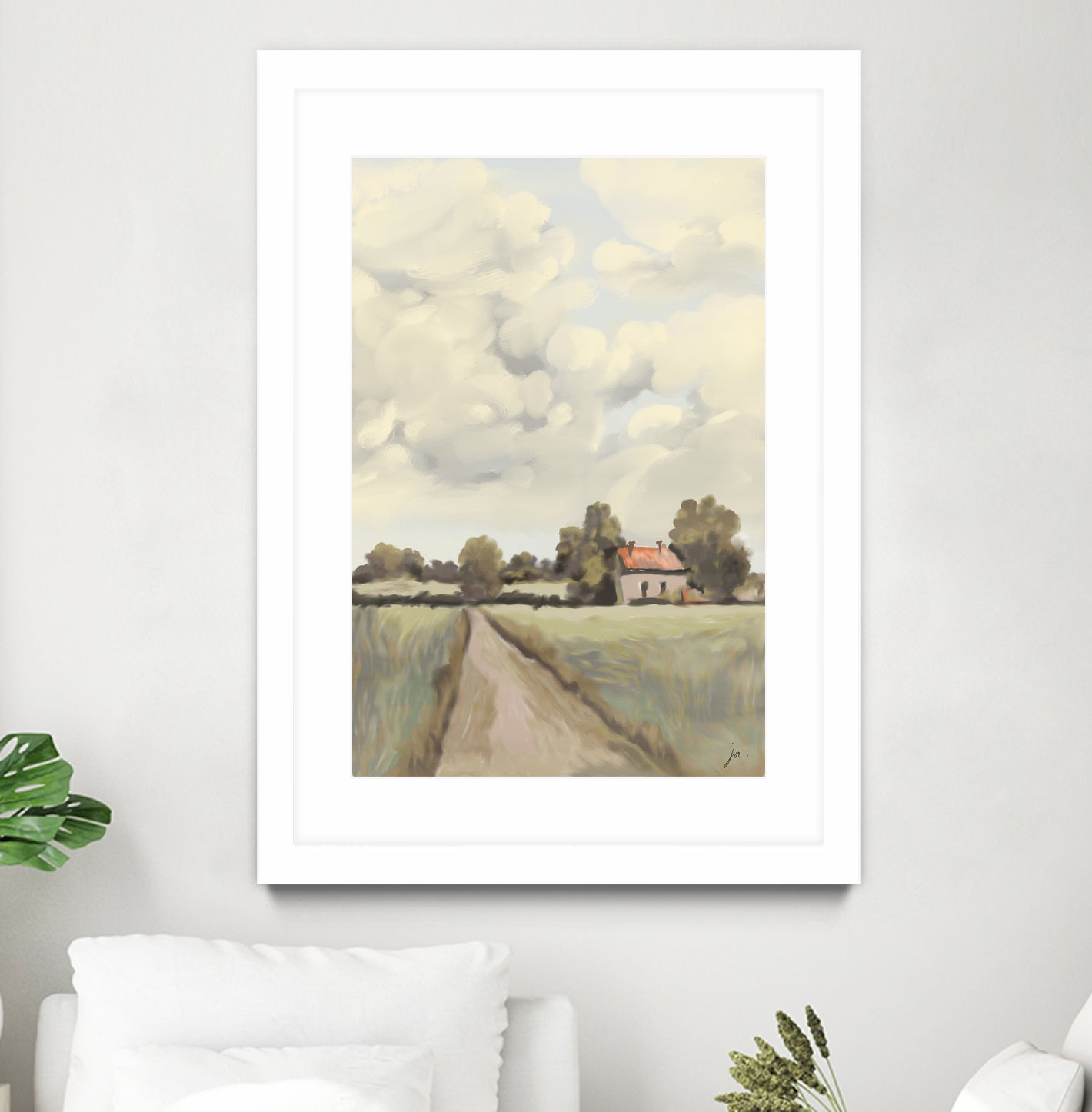 Tranquil Countryside by Jenna Alheit on GIANT ART - 4724 illustration