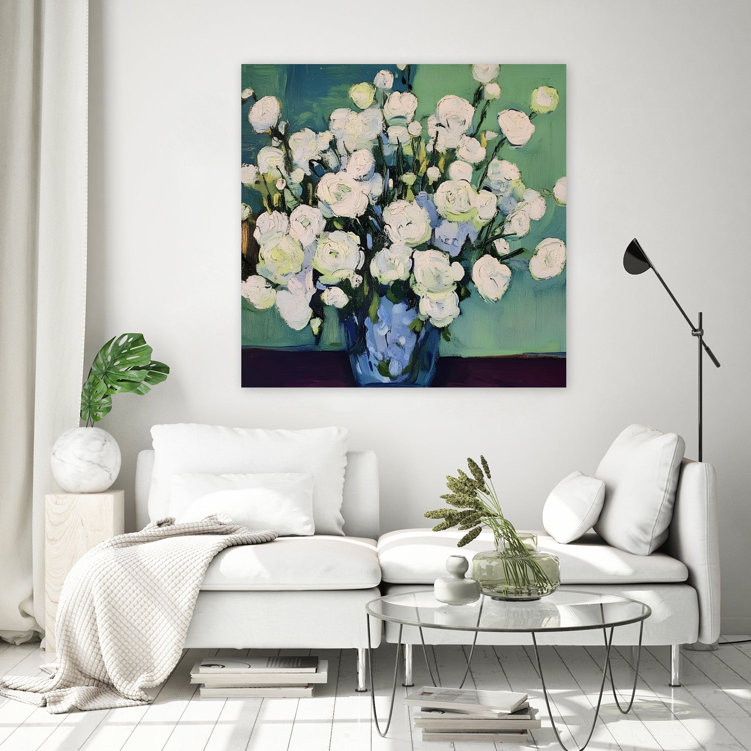 White Roses by Avanesova Elena on GIANT ART - white roses