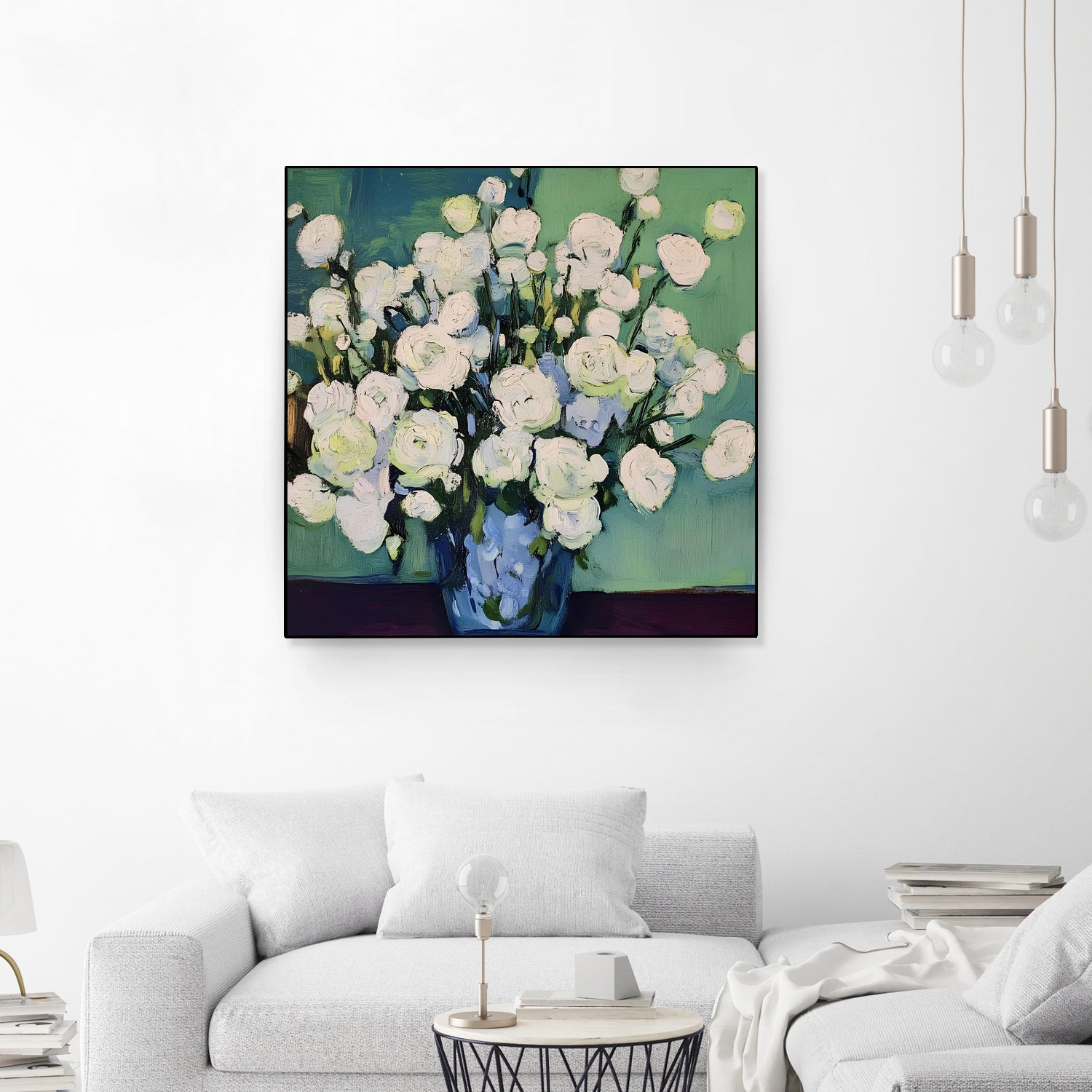 White Roses by Avanesova Elena on GIANT ART - white roses