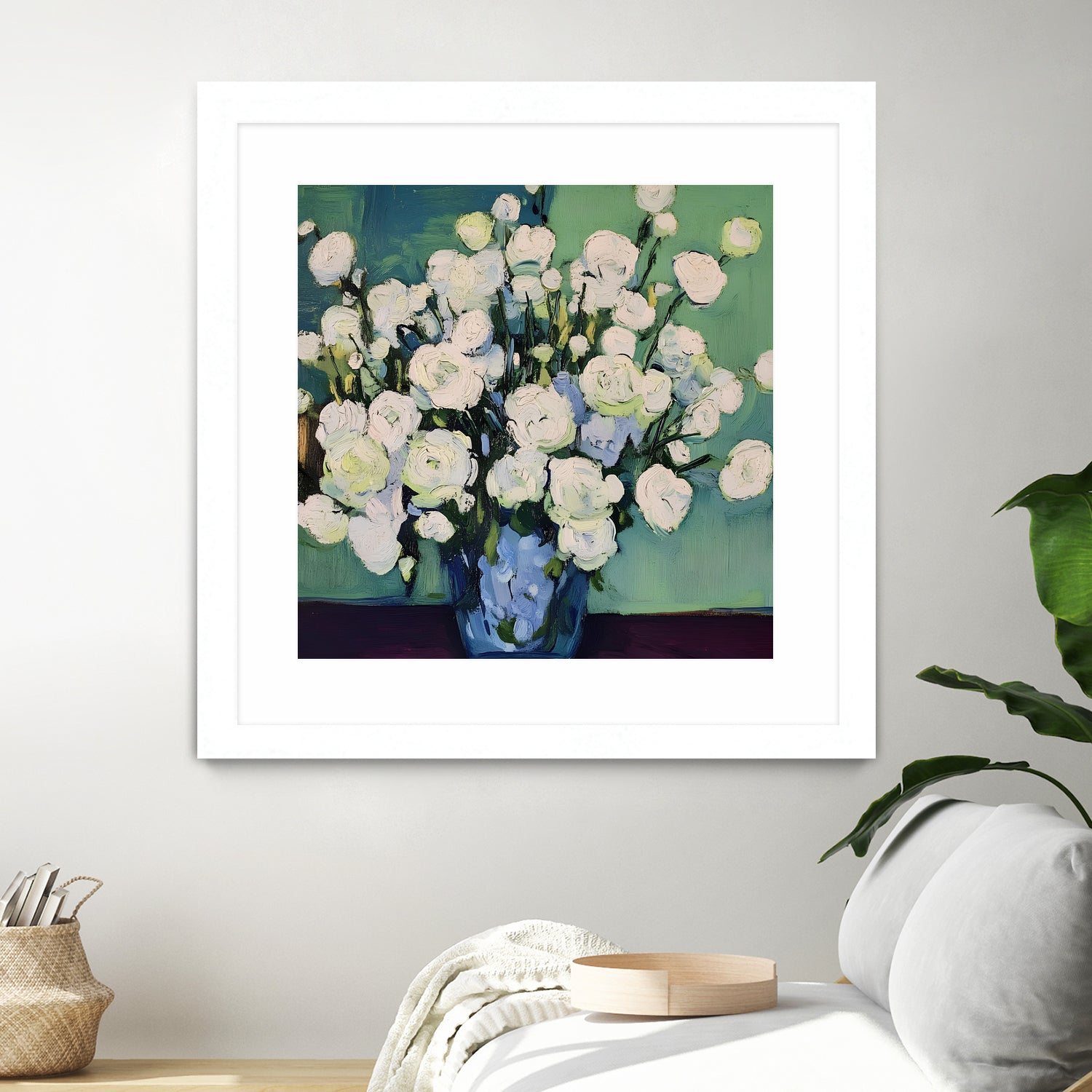 White Roses by Avanesova Elena on GIANT ART - white roses