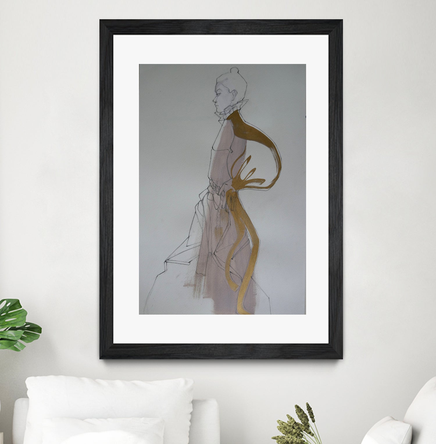 Golden Dress by Doris Schmitz on GIANT ART - 2958 photography