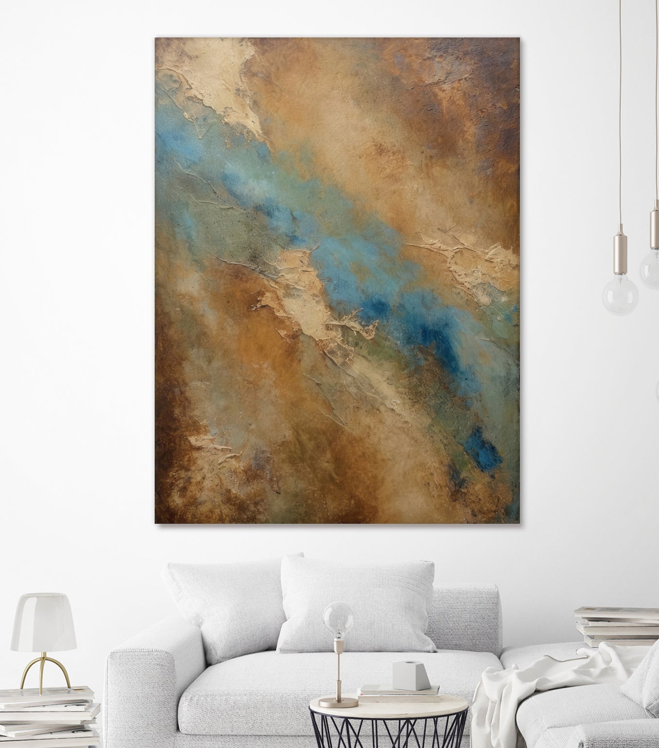 River Through the Desert by Alpenglow Workshop on GIANT ART - abstract