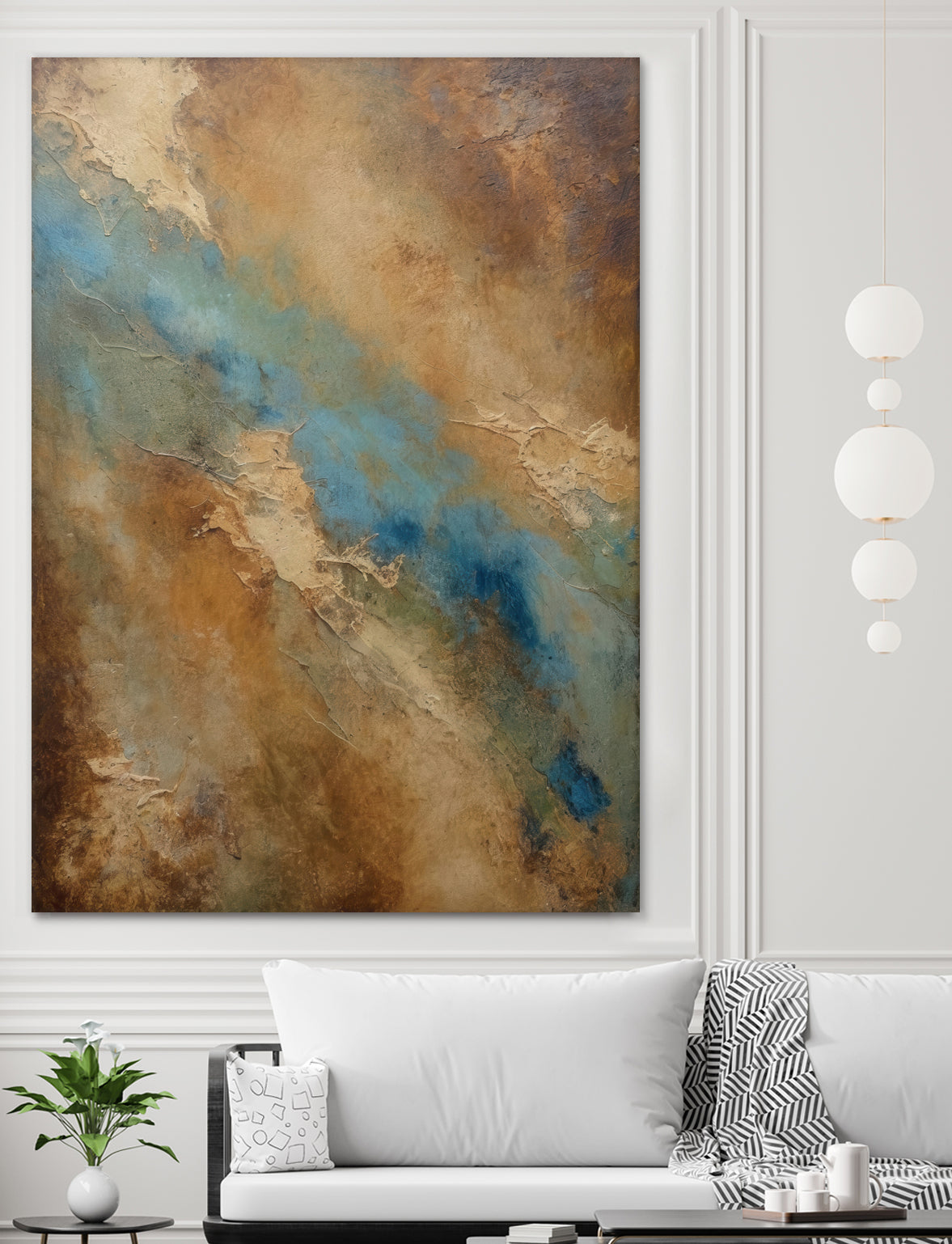 River Through the Desert by Alpenglow Workshop on GIANT ART - abstract