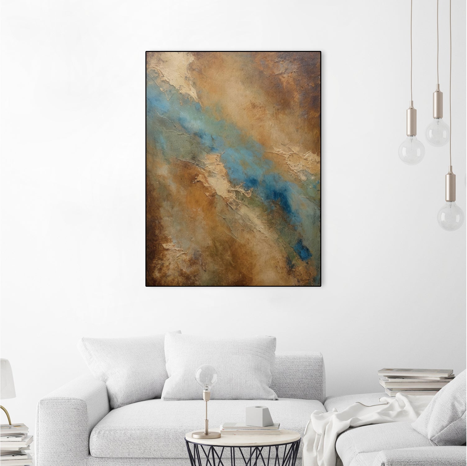 River Through the Desert by Alpenglow Workshop on GIANT ART - abstract