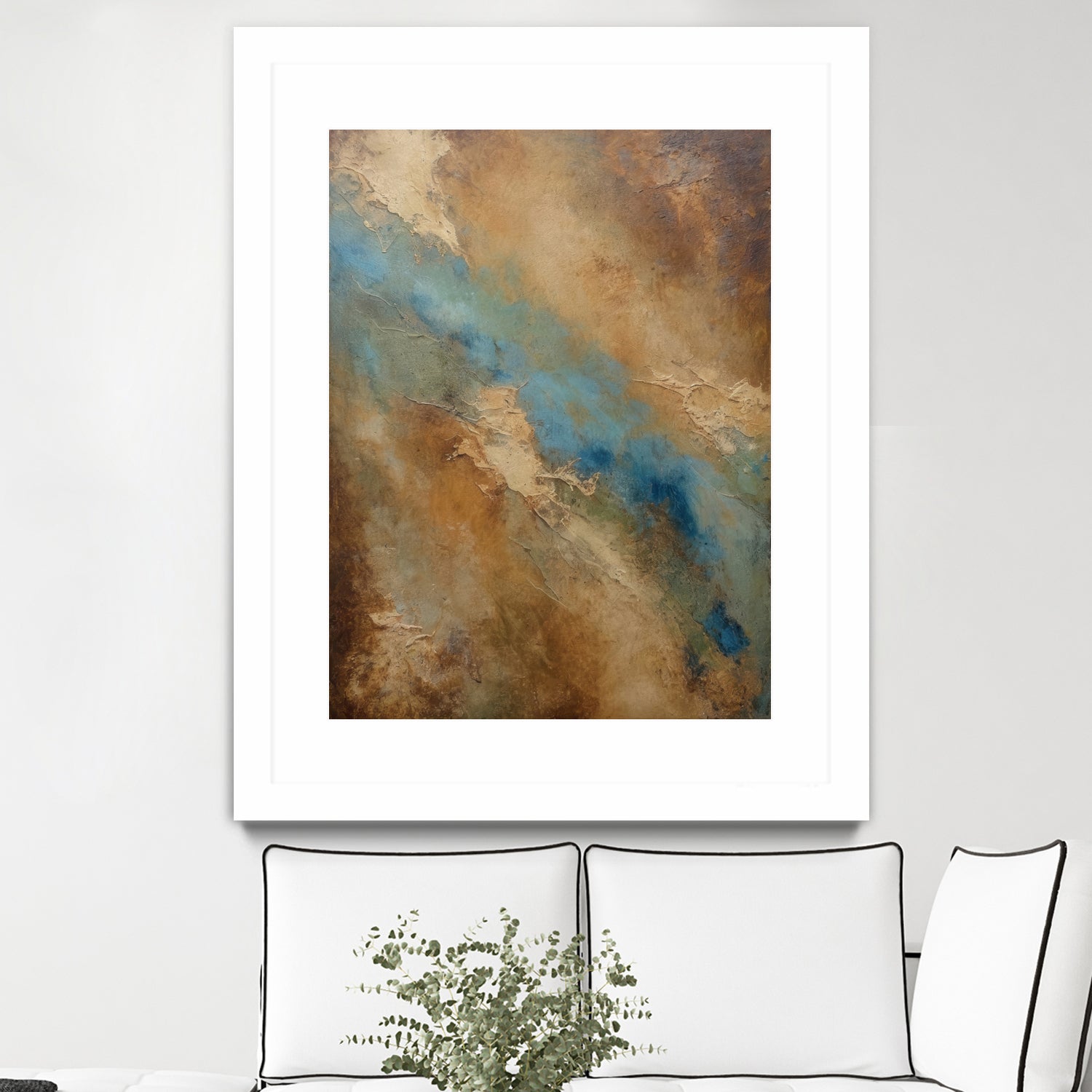 River Through the Desert by Alpenglow Workshop on GIANT ART - abstract