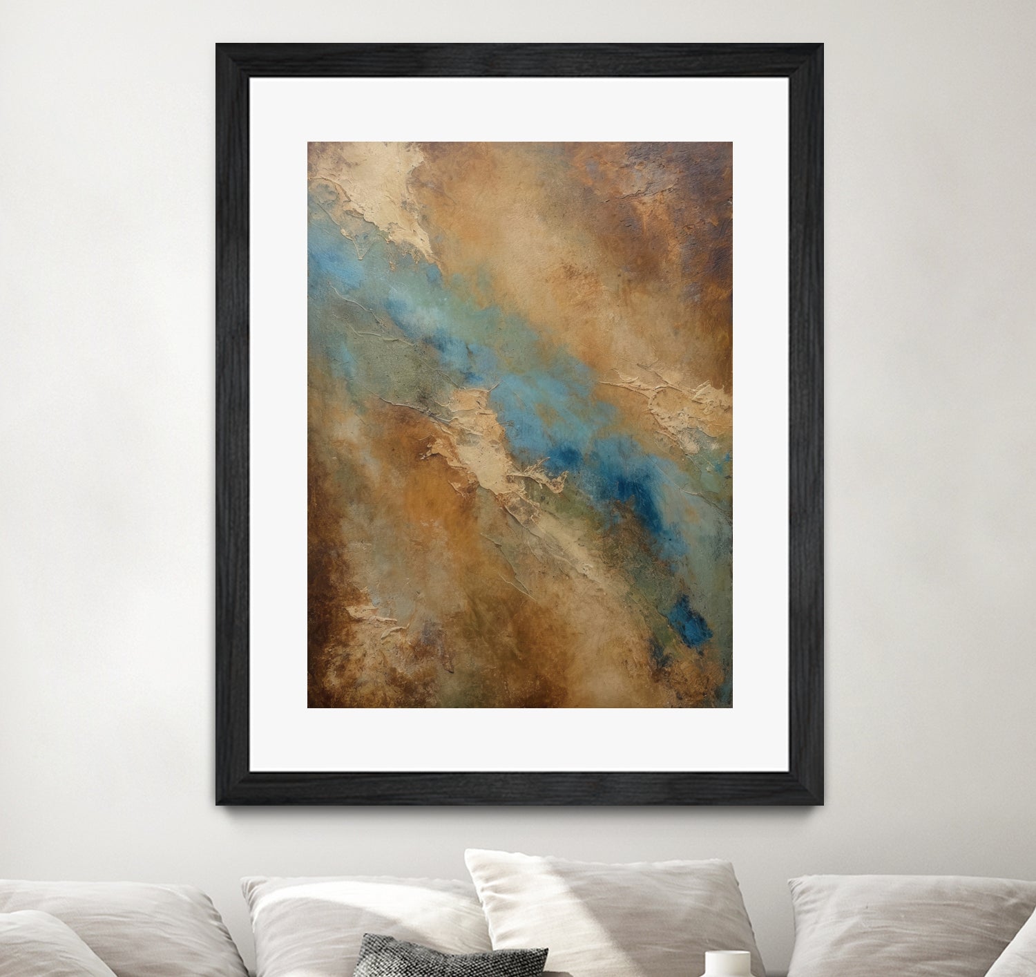 River Through the Desert by Alpenglow Workshop on GIANT ART - abstract