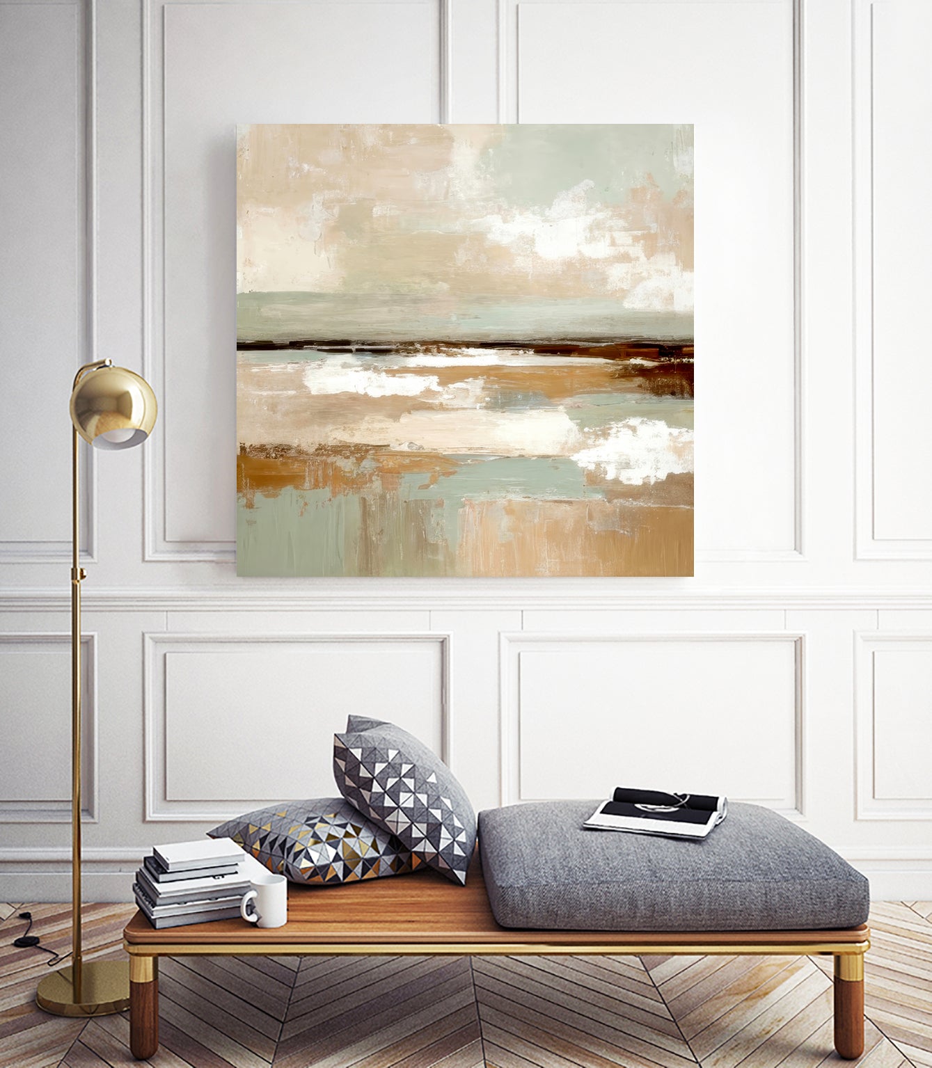 Safety of the Harbor by Alpenglow Workshop on GIANT ART - abstract