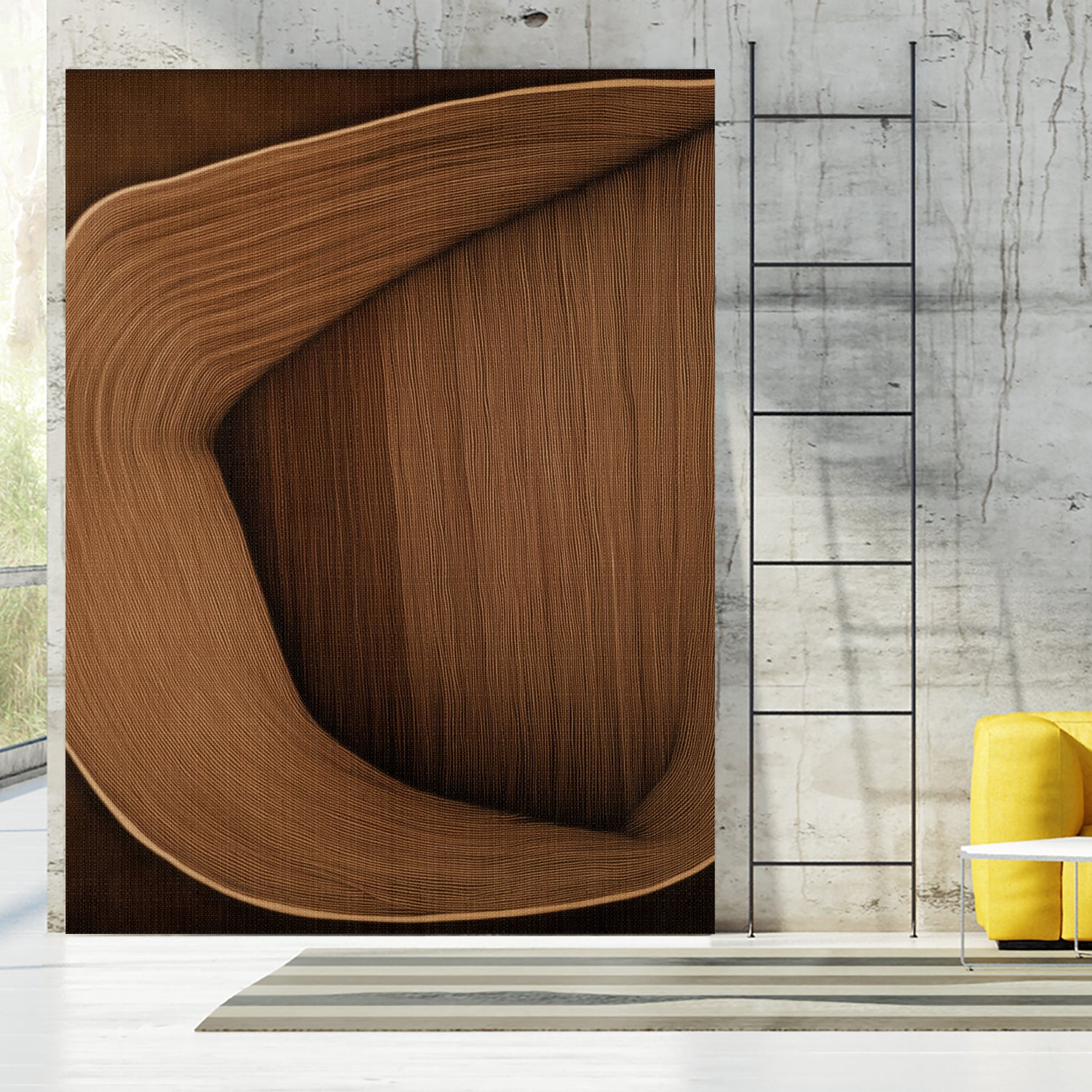 Caramel lines I by Alma on GIANT ART - 6223 photography