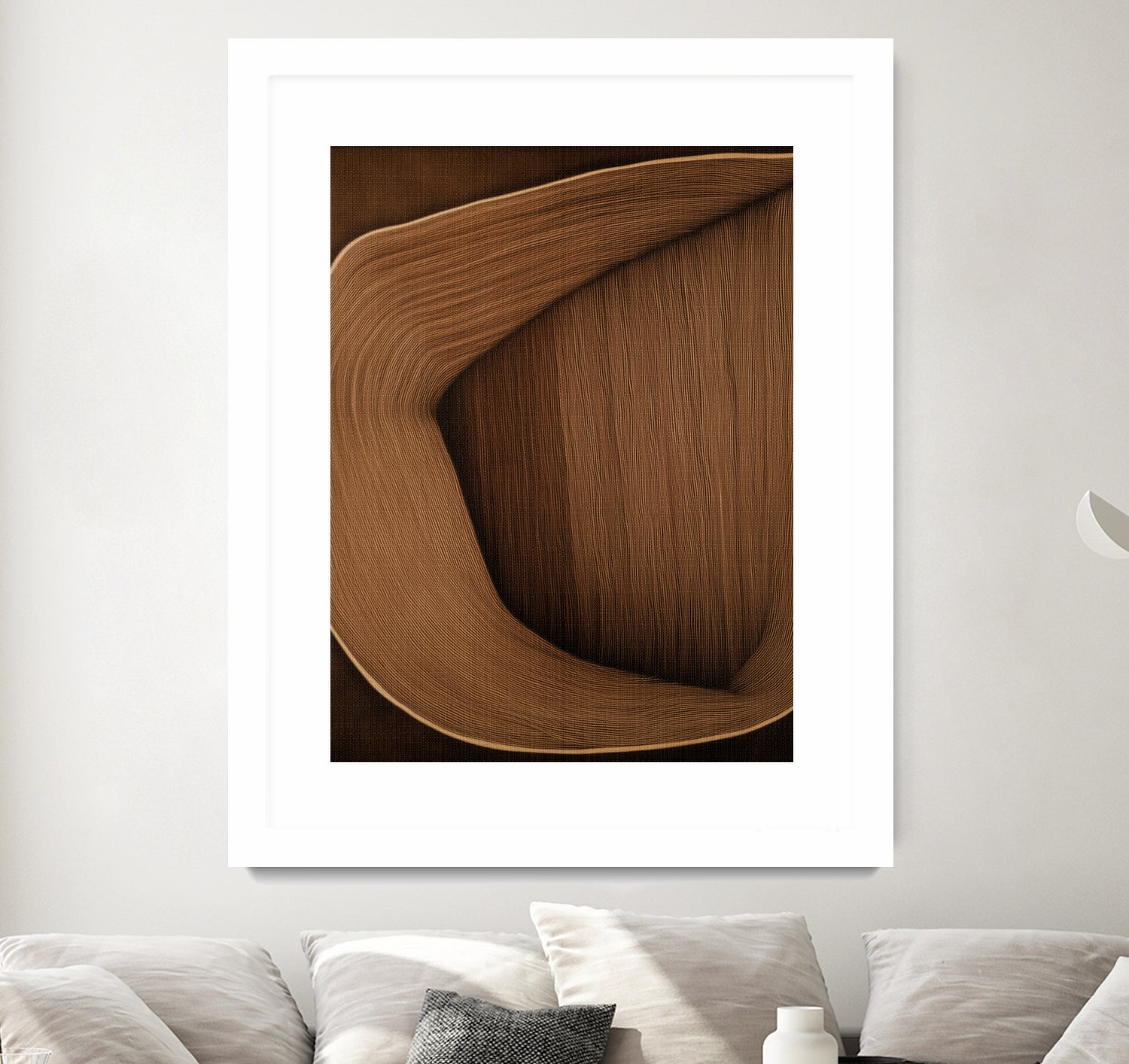 Caramel lines I by Alma on GIANT ART - 6223 photography