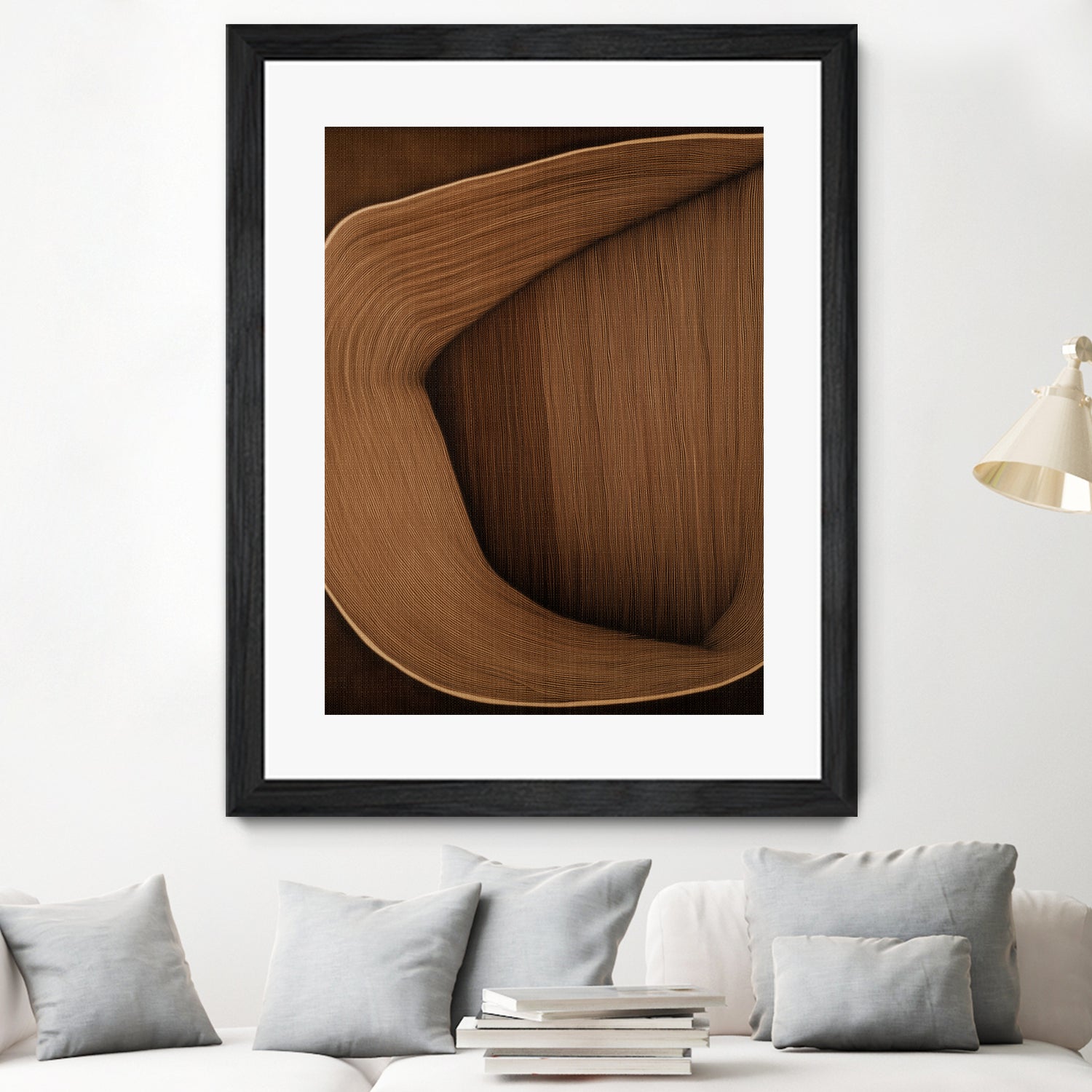 Caramel lines I by Alma on GIANT ART - 6223 photography