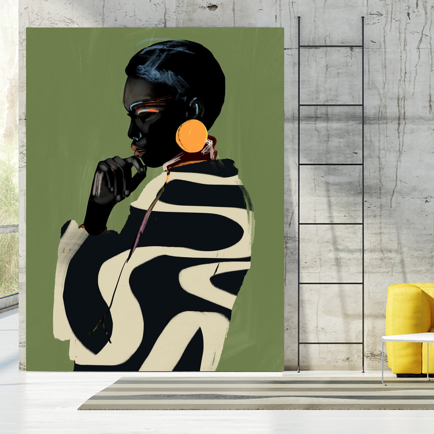 Bold Contemplation by ThingDesign on GIANT ART - illustration modern art