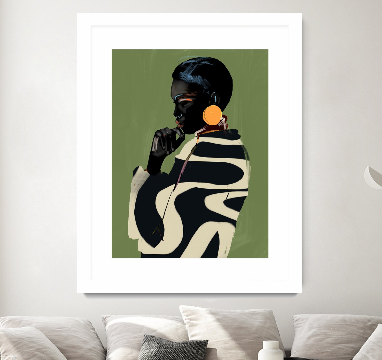 Bold Contemplation by ThingDesign on GIANT ART - illustration modern art