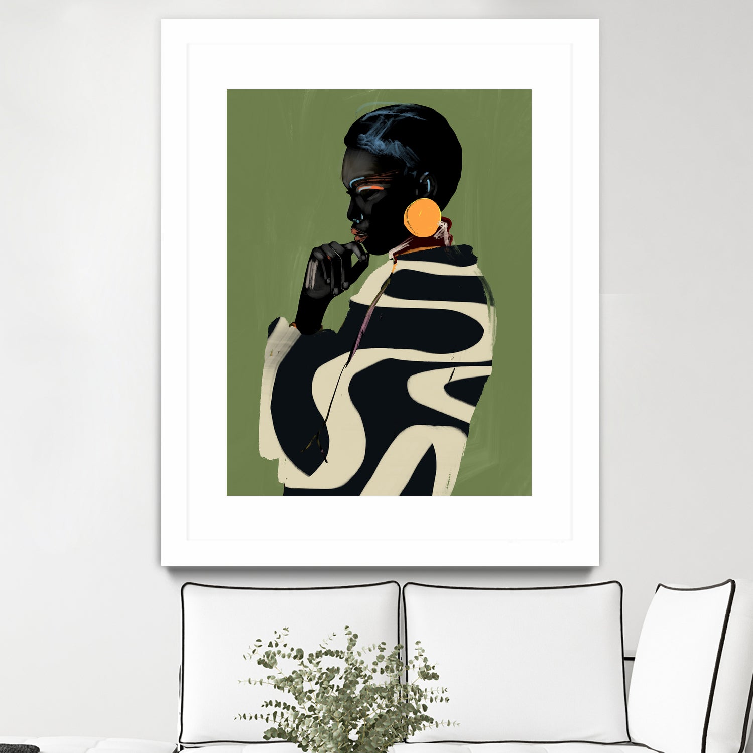 Bold Contemplation by ThingDesign on GIANT ART - illustration modern art