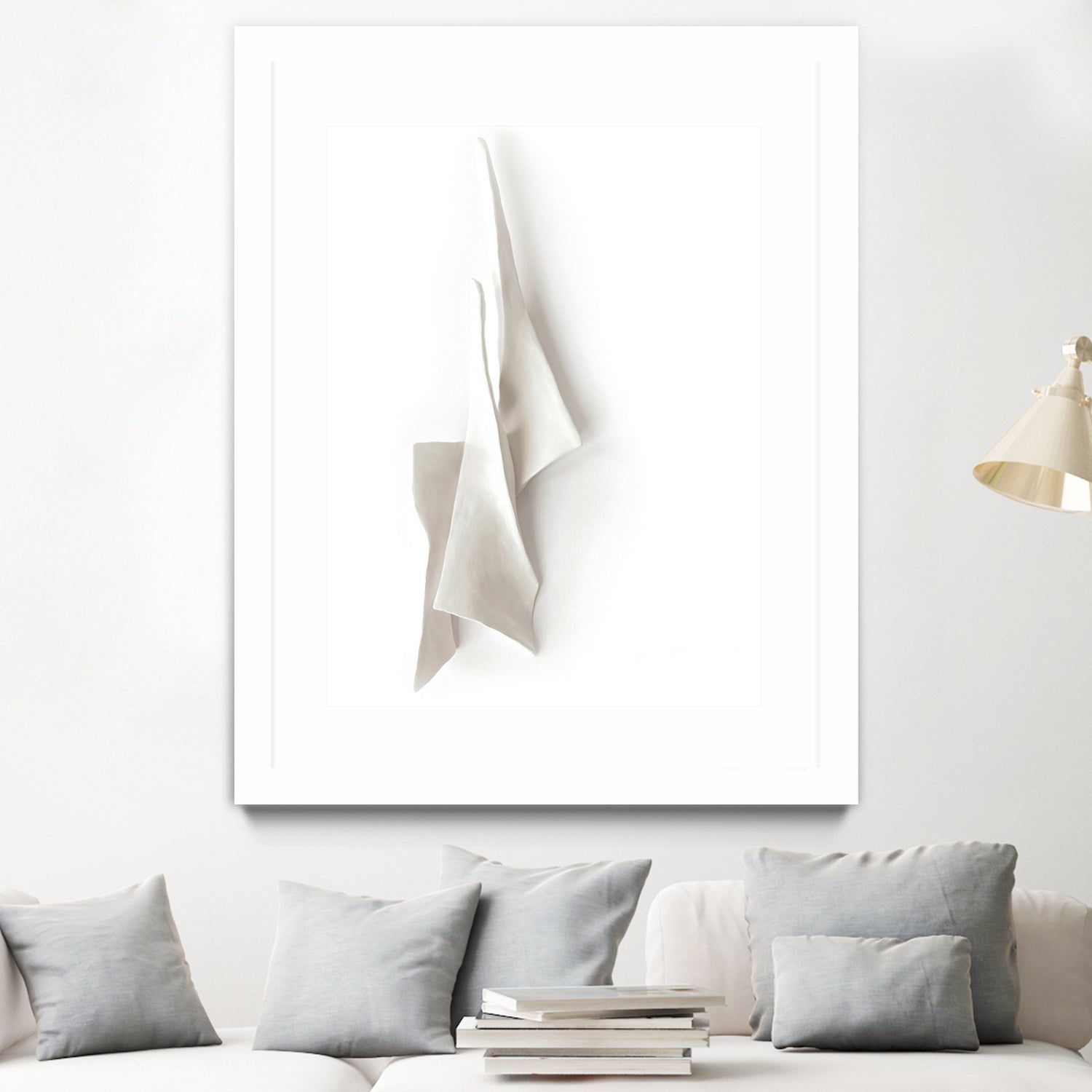 White Elegance by Jenja Braun on GIANT ART - flowers and plants minimalist-art