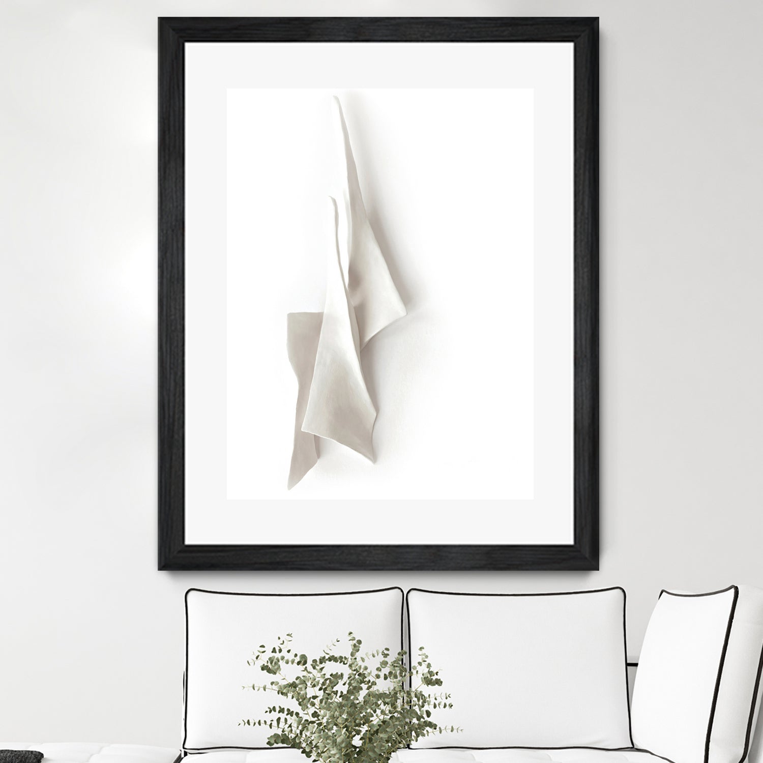 White Elegance by Jenja Braun on GIANT ART - flowers and plants minimalist-art