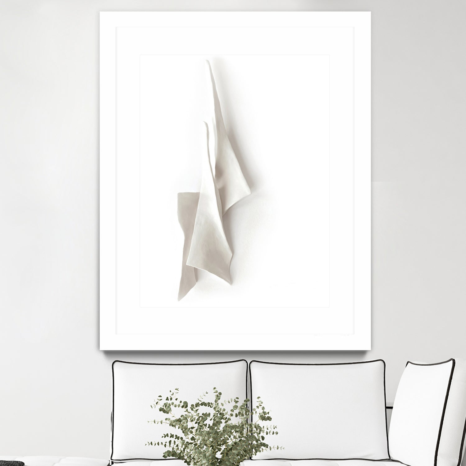 White Elegance by Jenja Braun on GIANT ART - flowers and plants minimalist-art