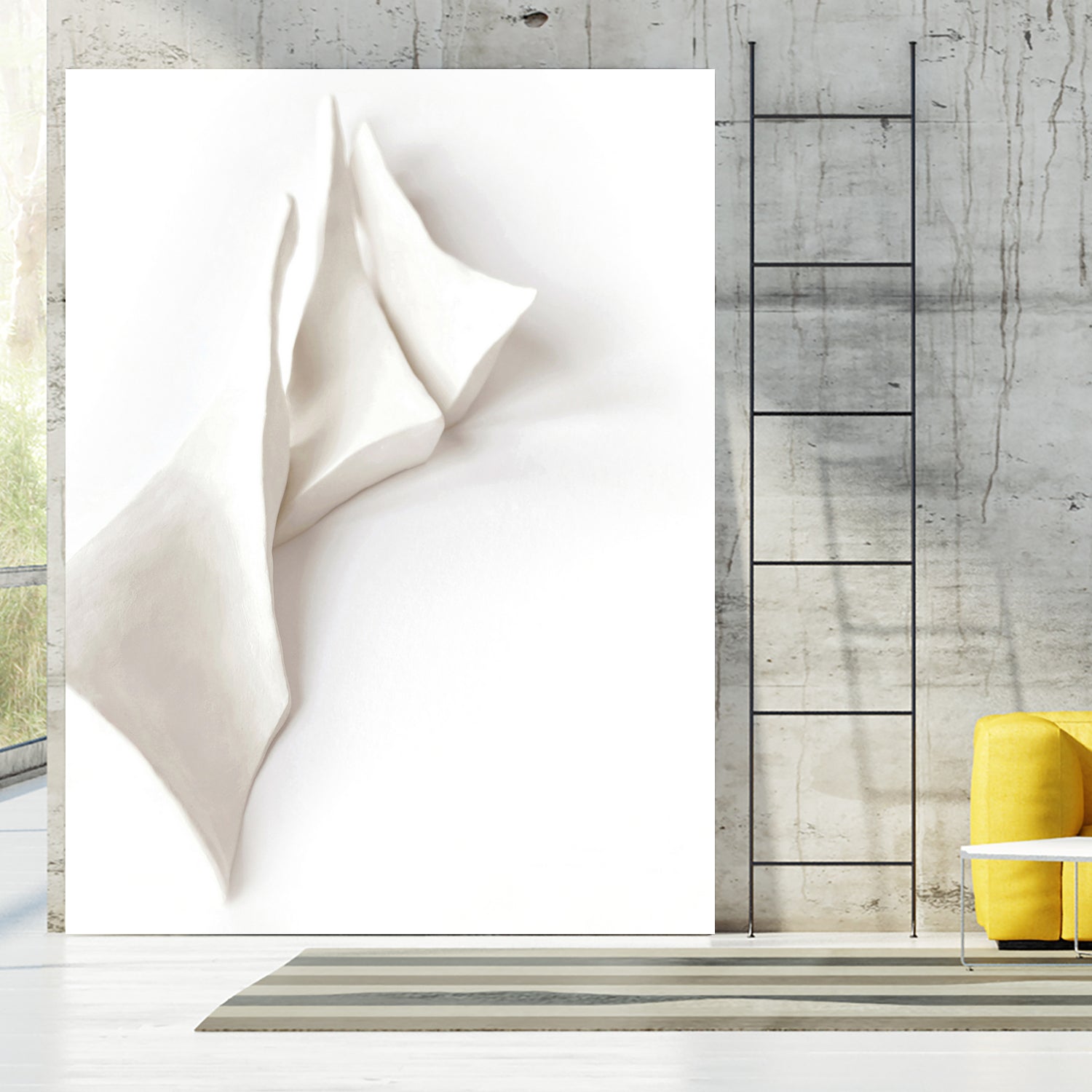 Folded Whispers by Jenja Braun on GIANT ART - flowers and plants minimalist decor