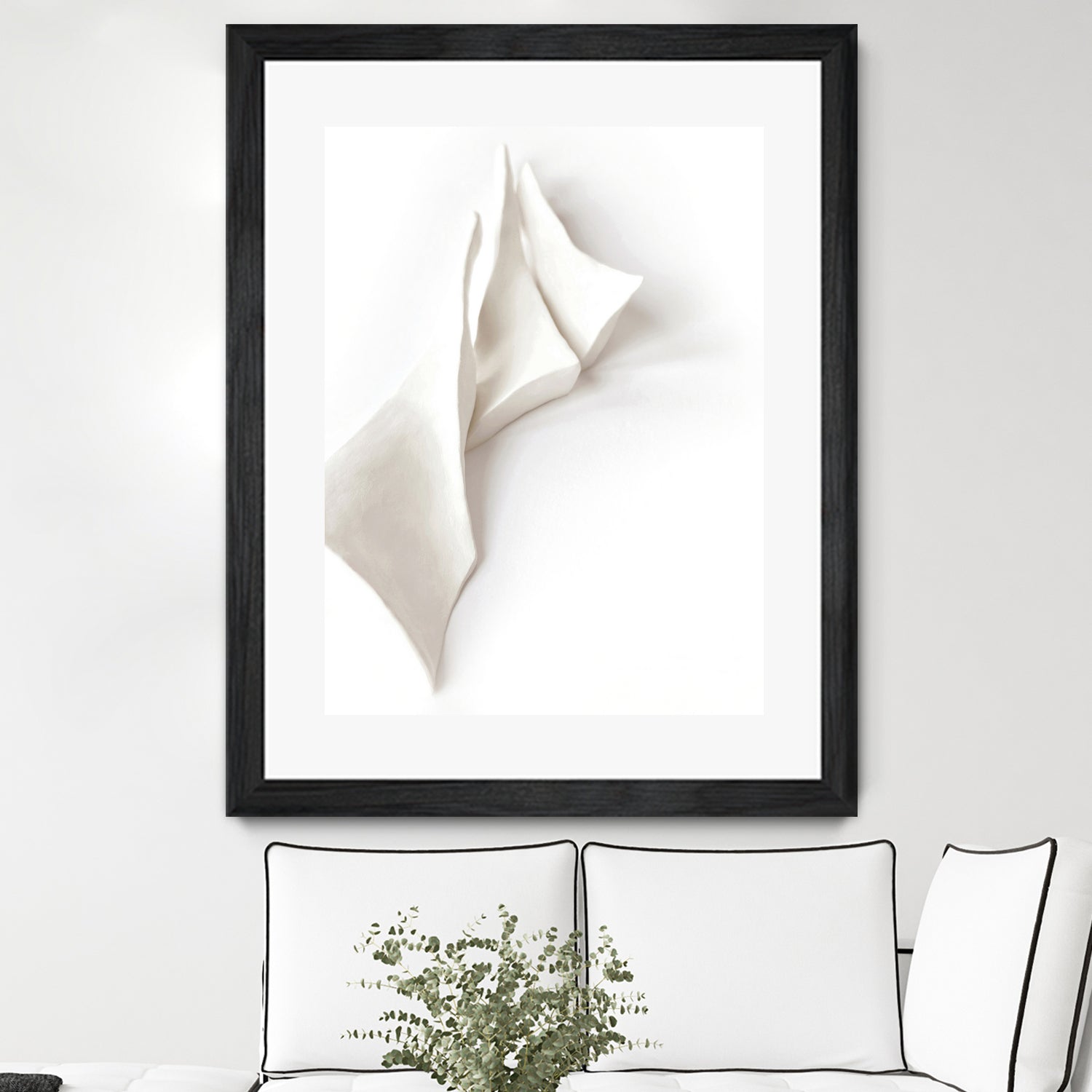 Folded Whispers by Jenja Braun on GIANT ART - flowers and plants minimalist decor