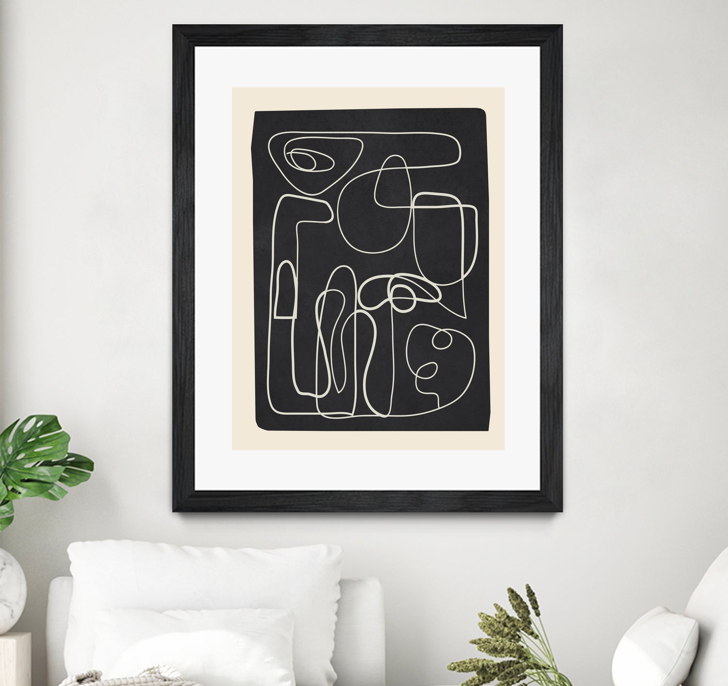 Flowing Lines Maze by City Art on GIANT ART - abstract abstract art print
