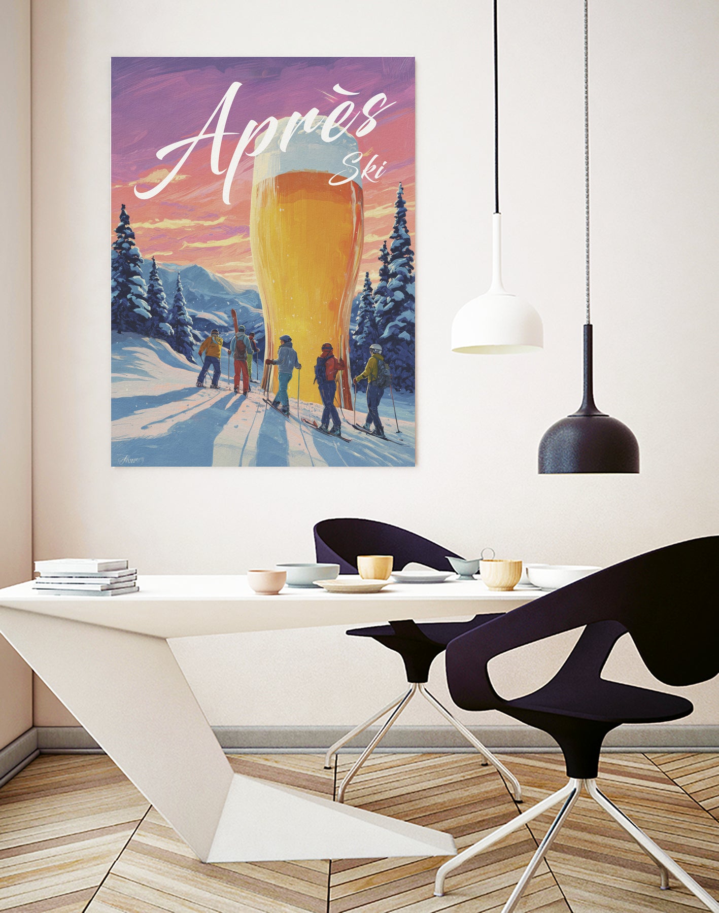 Apres Ski by Andreas Magnusson on GIANT ART - food and drinks ski