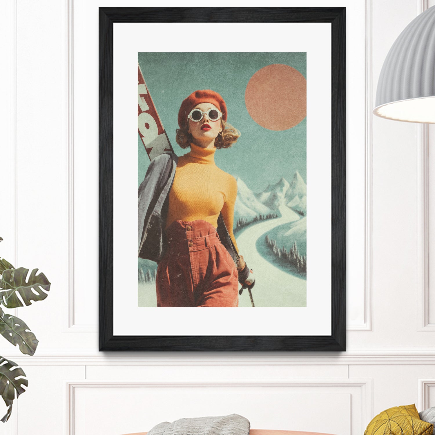 Skiing Adventure by Emel Tunaboylu on GIANT ART - skiing25