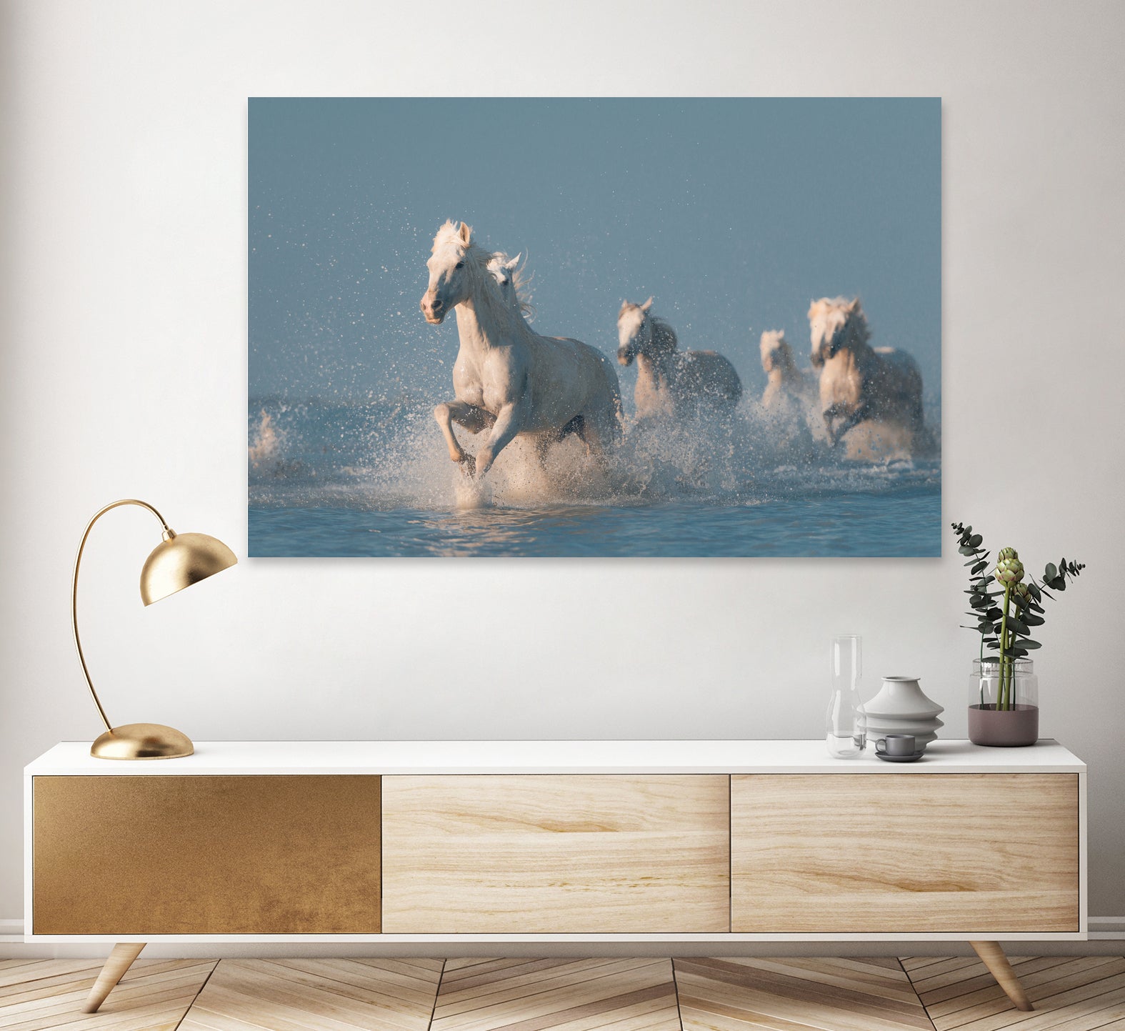 Angels of Camargue by Rostovskiy on GIANT ART - animals horse