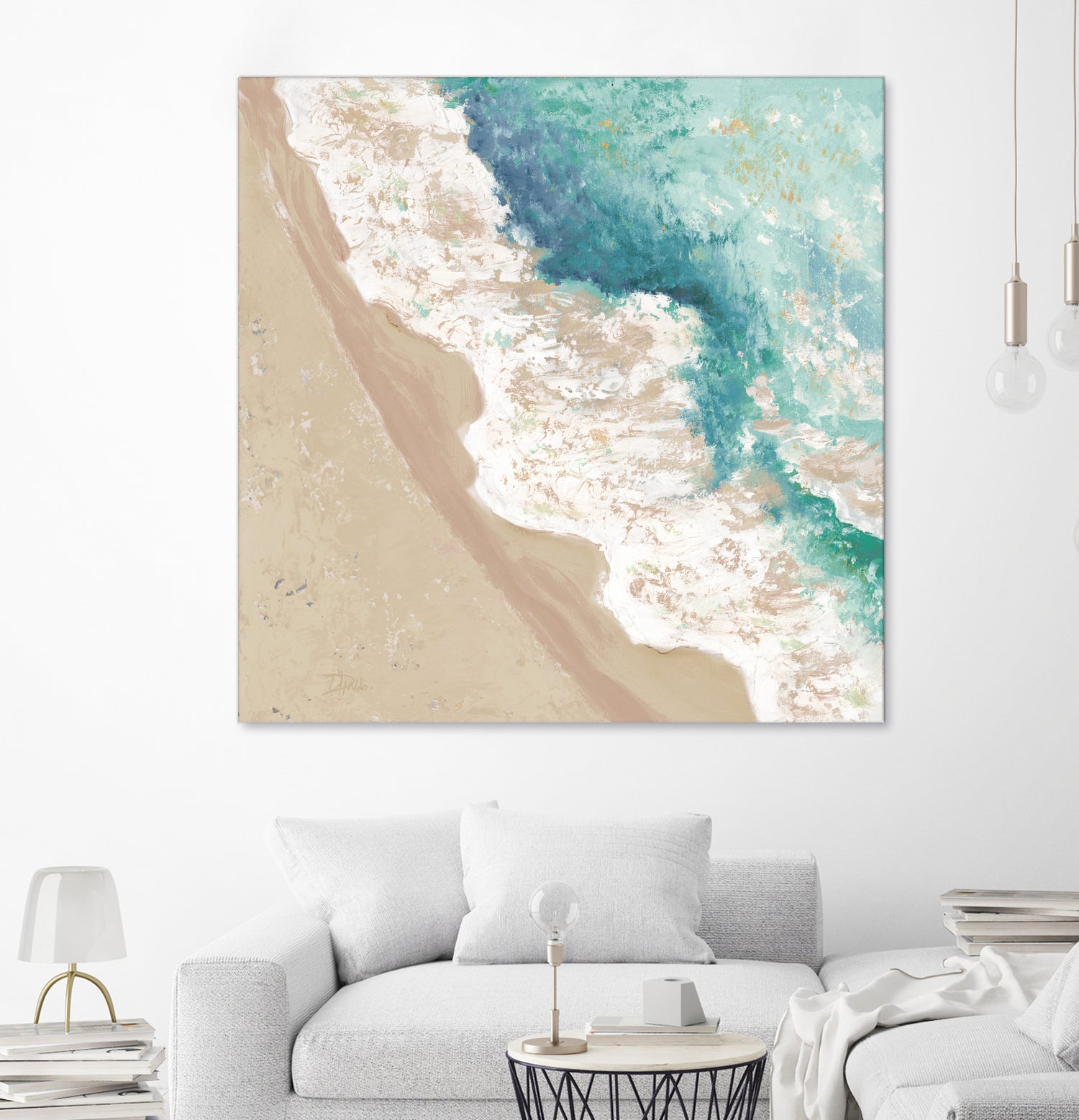 Waves Crashing by Patricia Pinto on GIANT ART - coastal waves