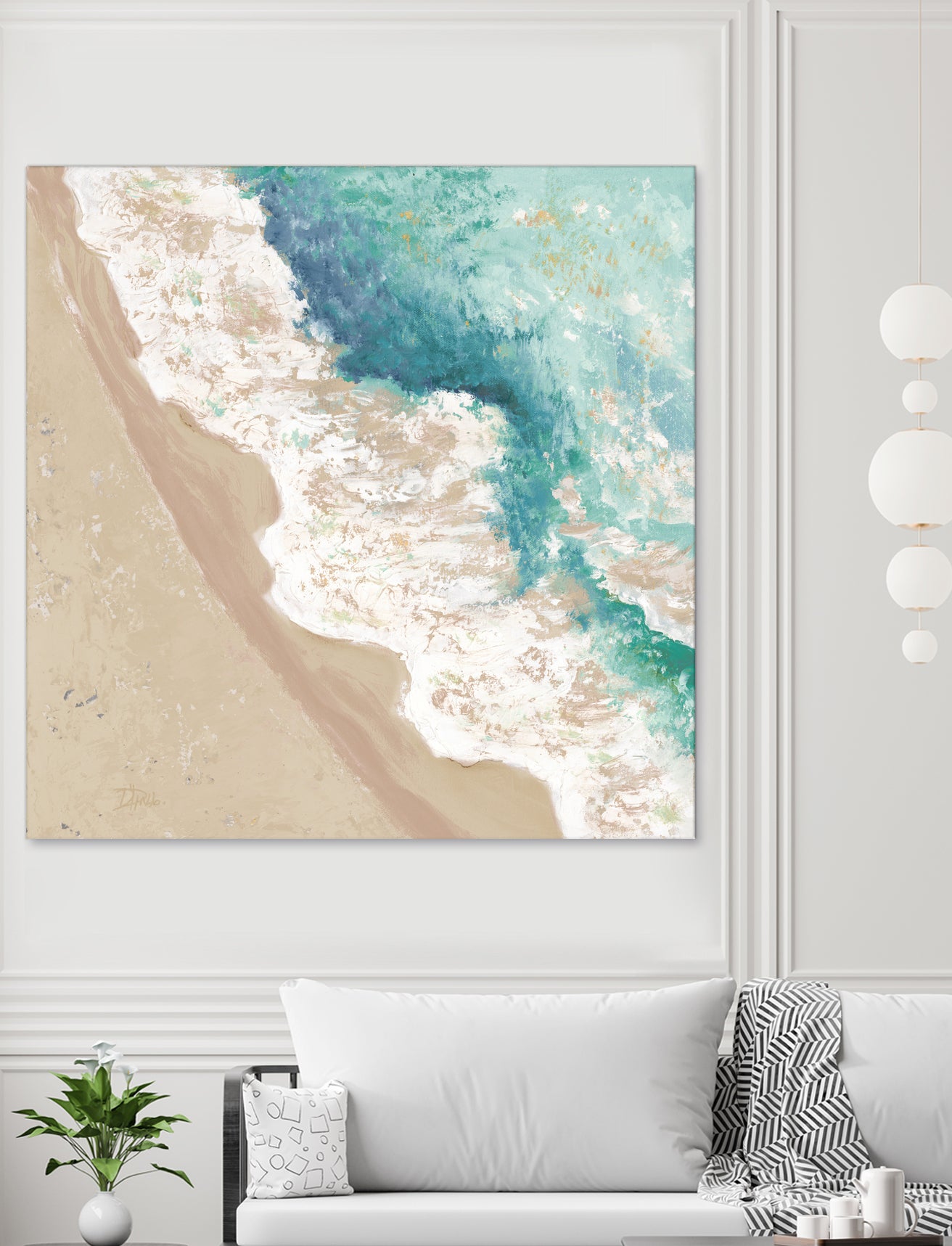 Waves Crashing by Patricia Pinto on GIANT ART - coastal waves
