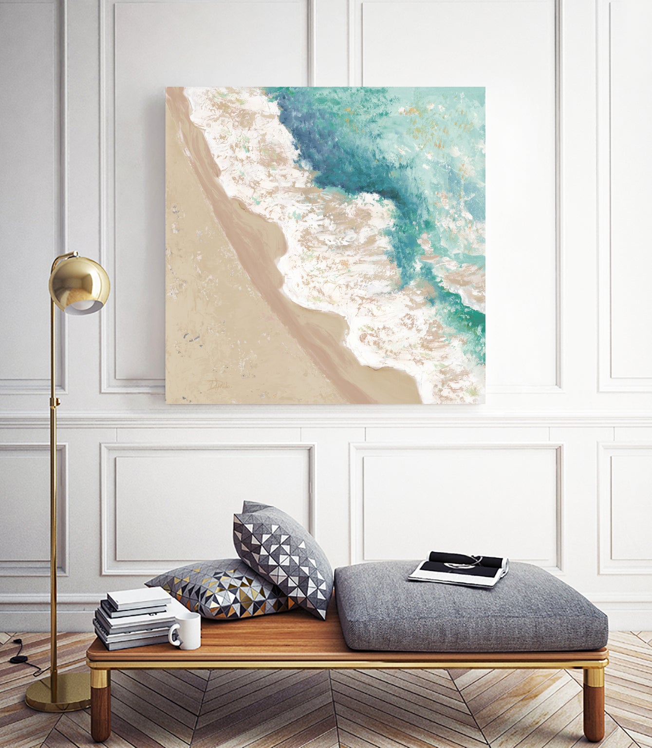 Waves Crashing by Patricia Pinto on GIANT ART - coastal waves