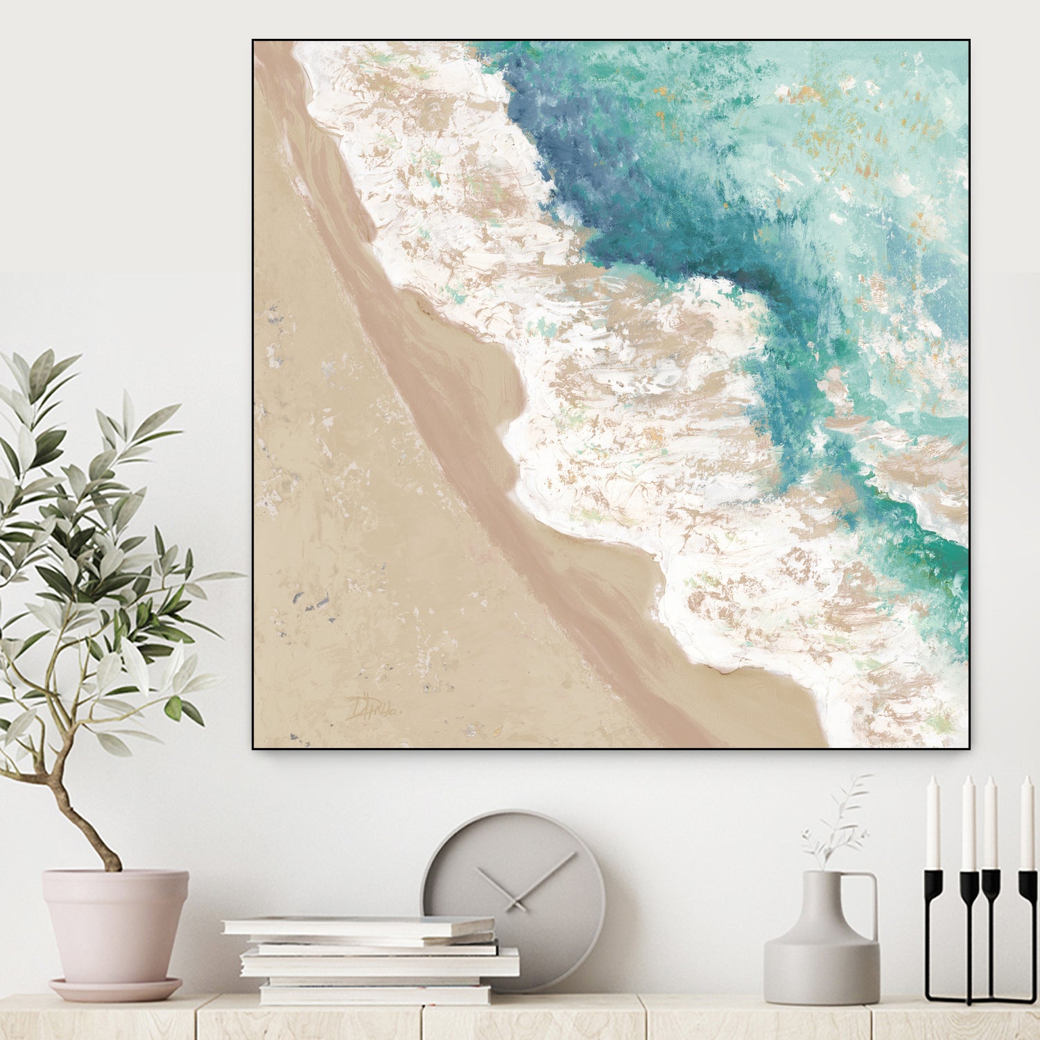 Waves Crashing by Patricia Pinto on GIANT ART - coastal waves