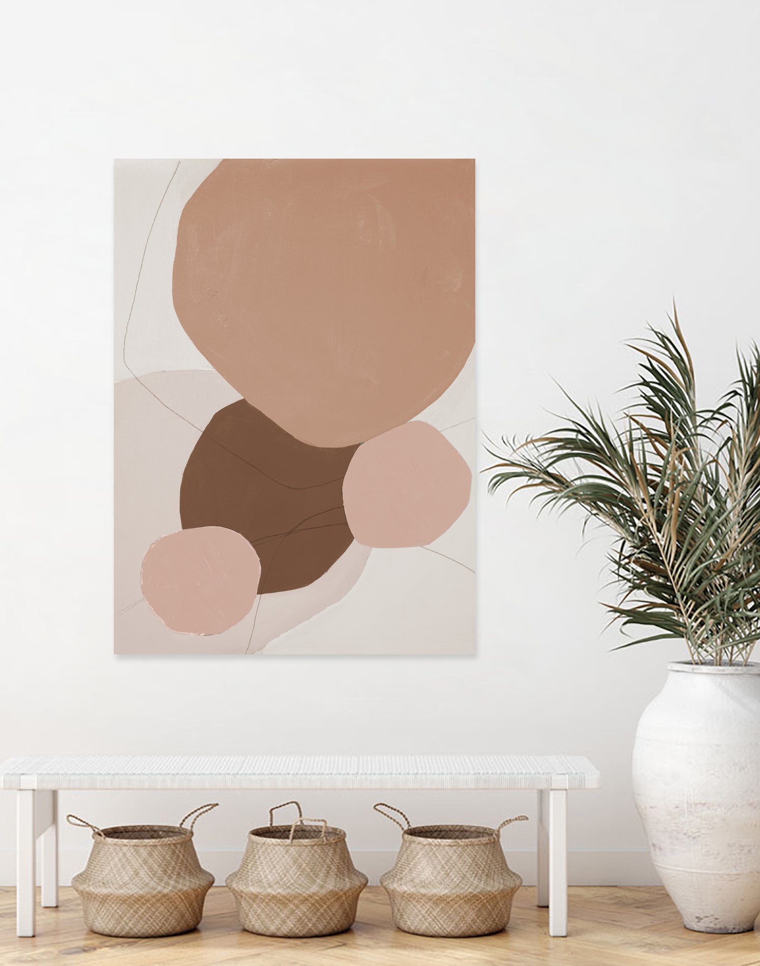 Fresh Shapes In Brown by Patricia Pinto on GIANT ART - abstract abstract