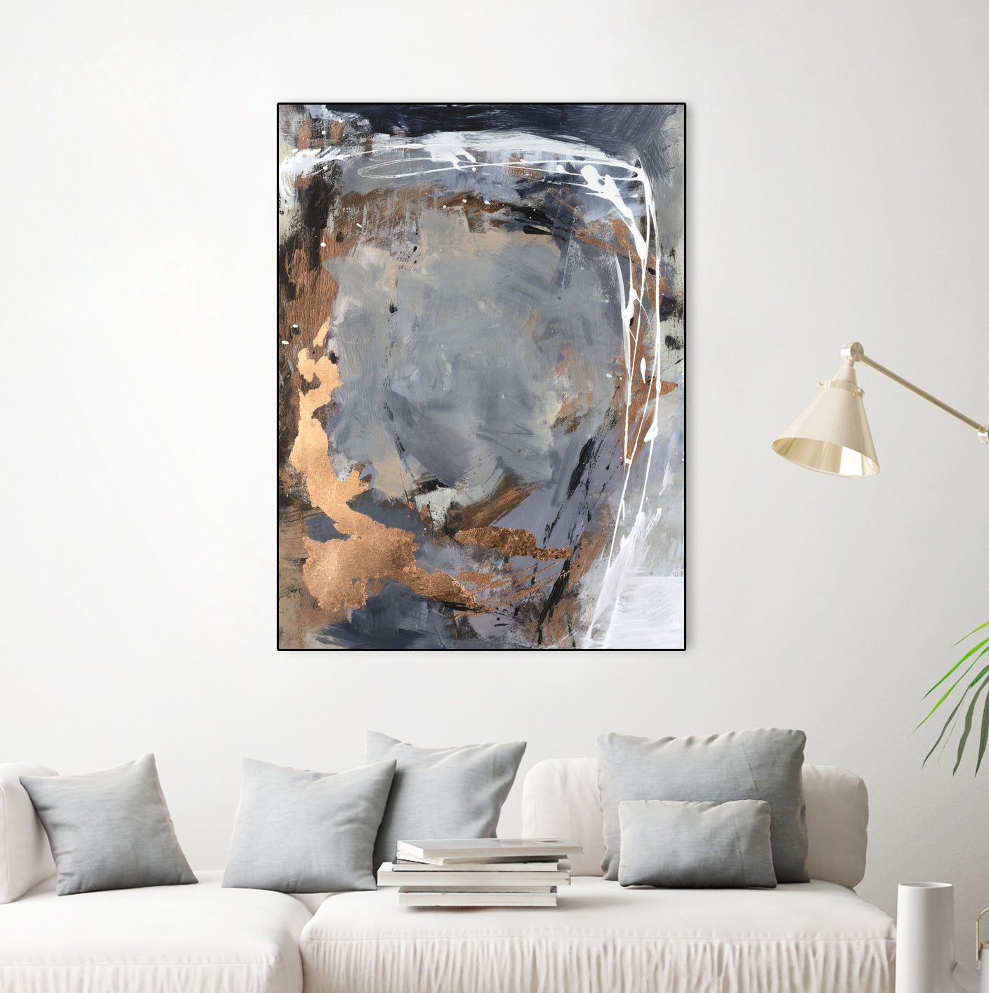 Copper Crested Twilight I by Victoria Barnes on GIANT ART - abstract geometrics abstract