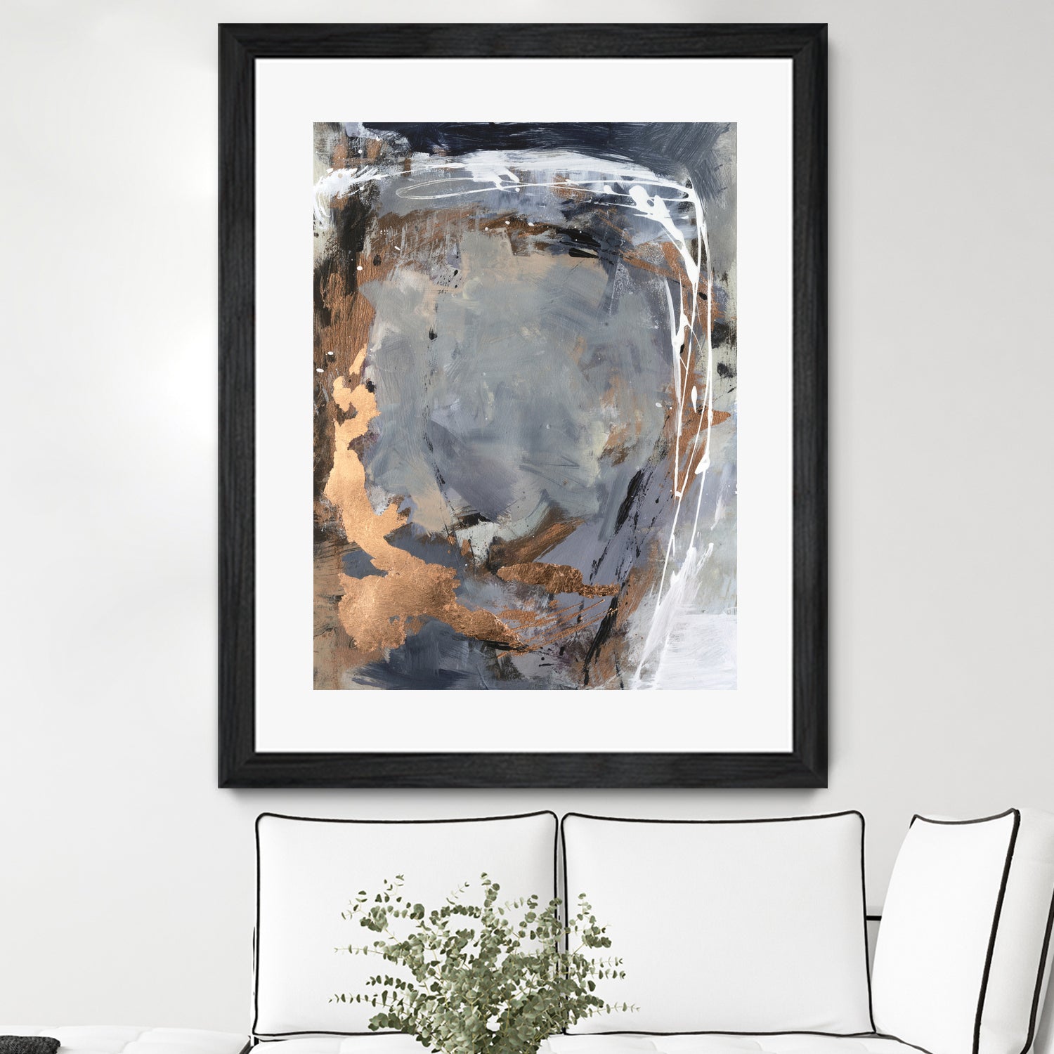 Copper Crested Twilight I by Victoria Barnes on GIANT ART - abstract geometrics abstract