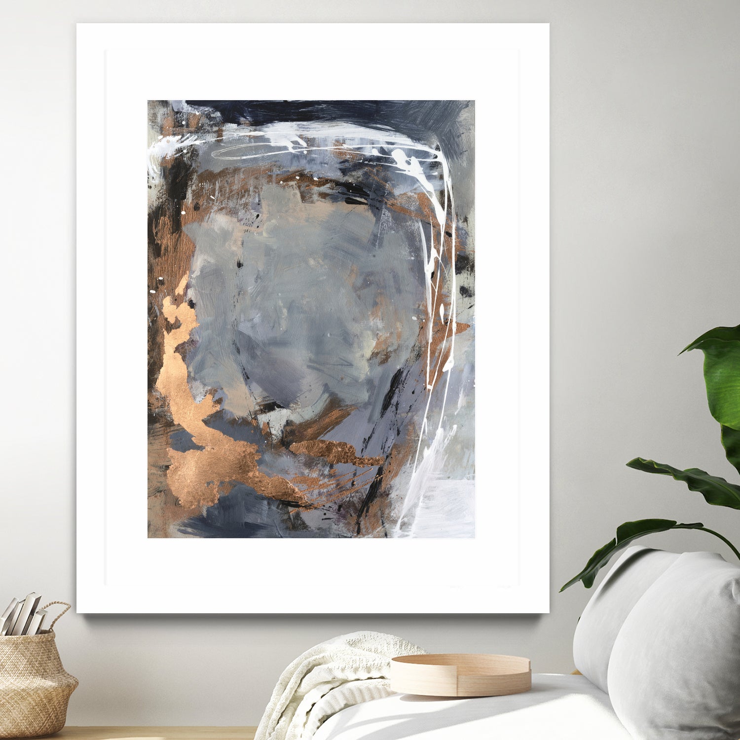 Copper Crested Twilight I by Victoria Barnes on GIANT ART - abstract geometrics abstract