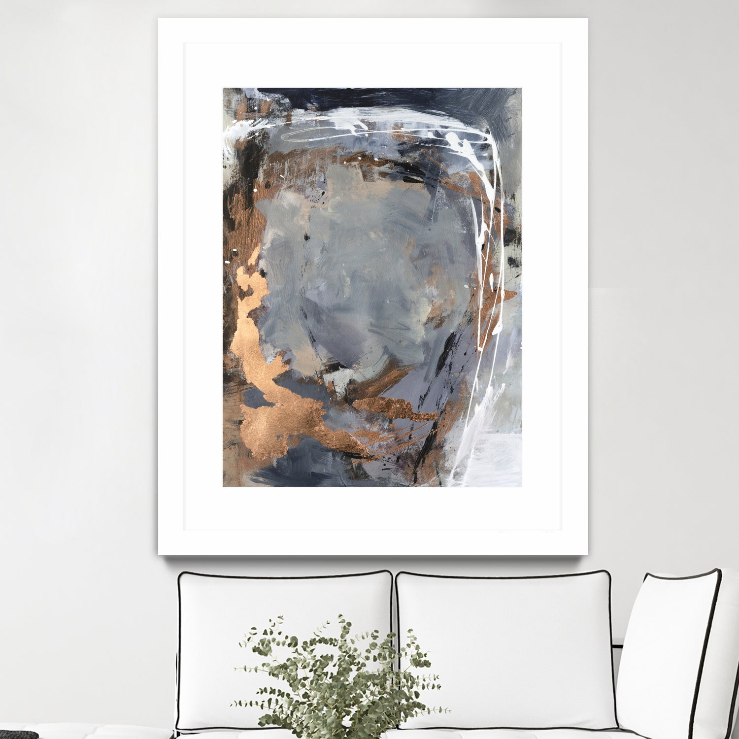 Copper Crested Twilight I by Victoria Barnes on GIANT ART - abstract geometrics abstract